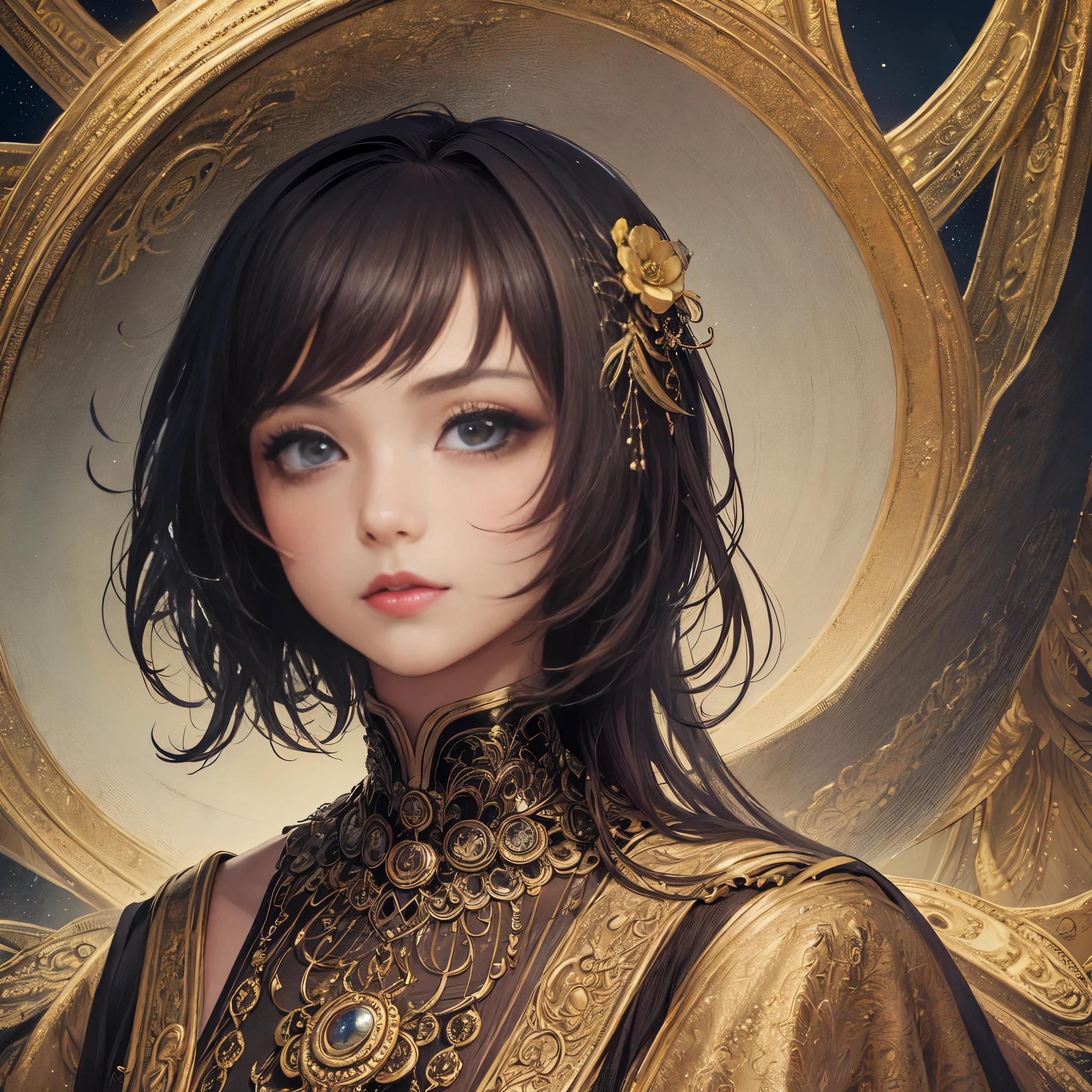 (masterpiece, highest quality, highest quality, official art, beautiful and aesthetic:1.2), (1 girl), very detailed,(fractal art:1.3),colorful,most detailed