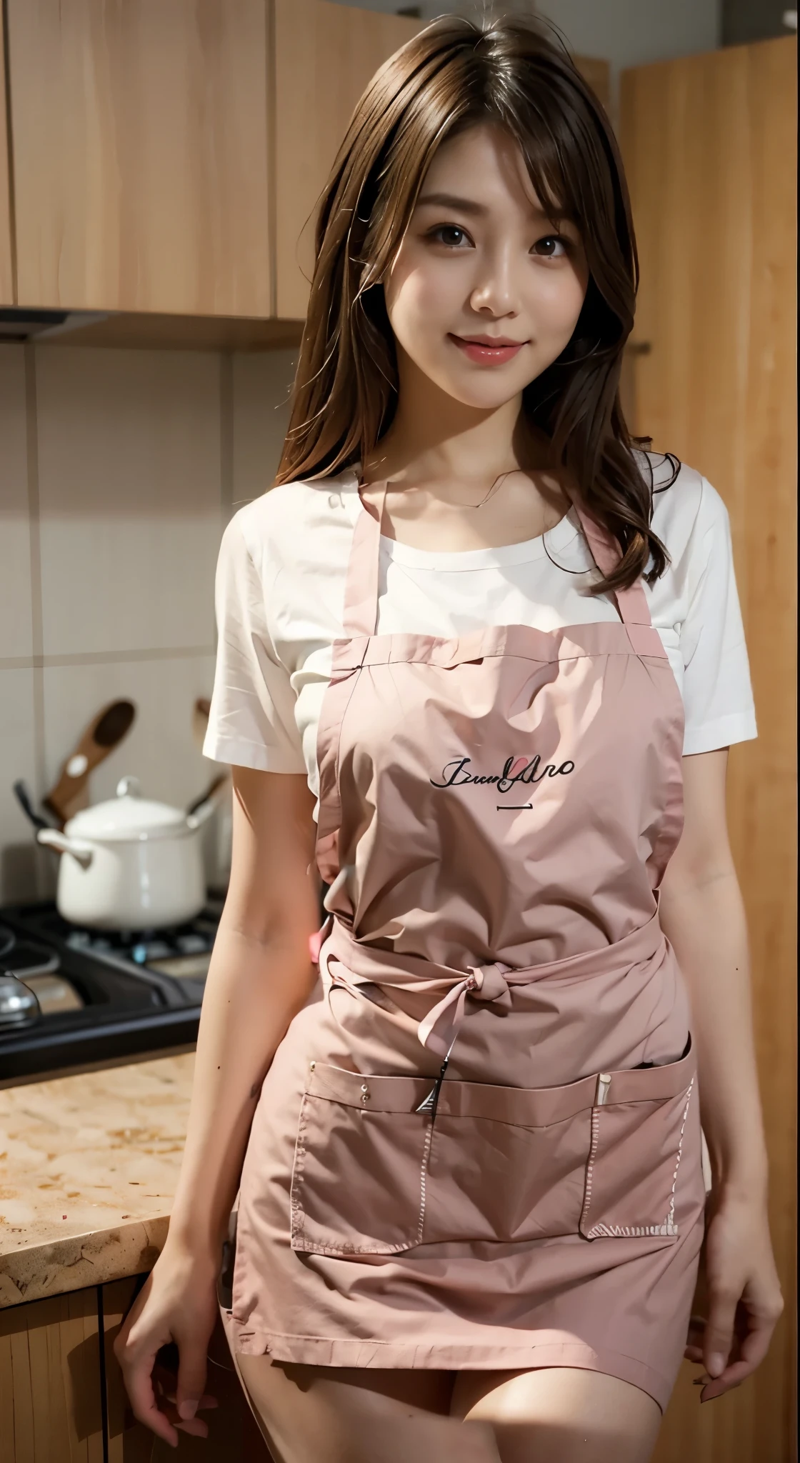 pink apron、highest quality