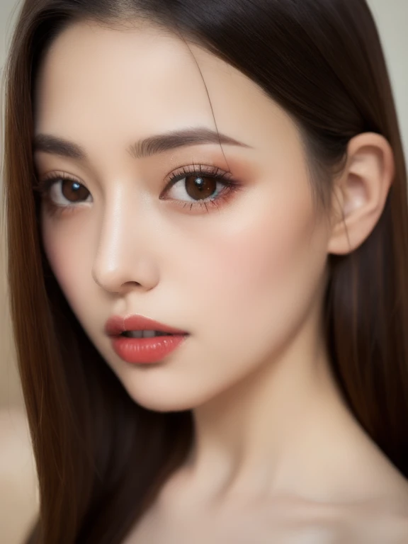 (realistic、masterpiece、Best Quality、8K、highres、high resolution:1.3)、1 girl、Gigantic breasts、white bikini、looking at viewers、super fine face and eyes、long hair、 upper body、