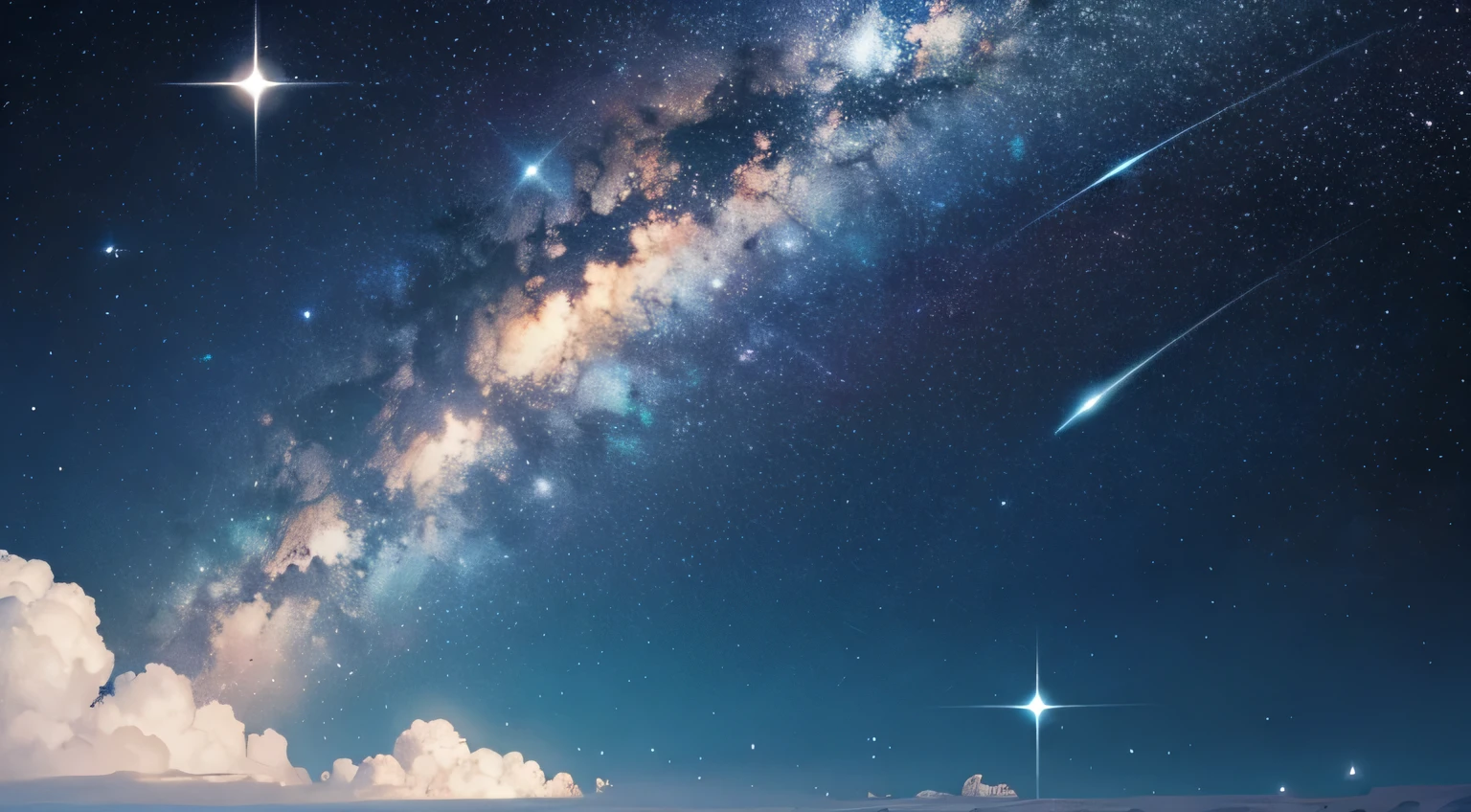 empty space landscape, cumulo de estrellas, galaxia, planetas