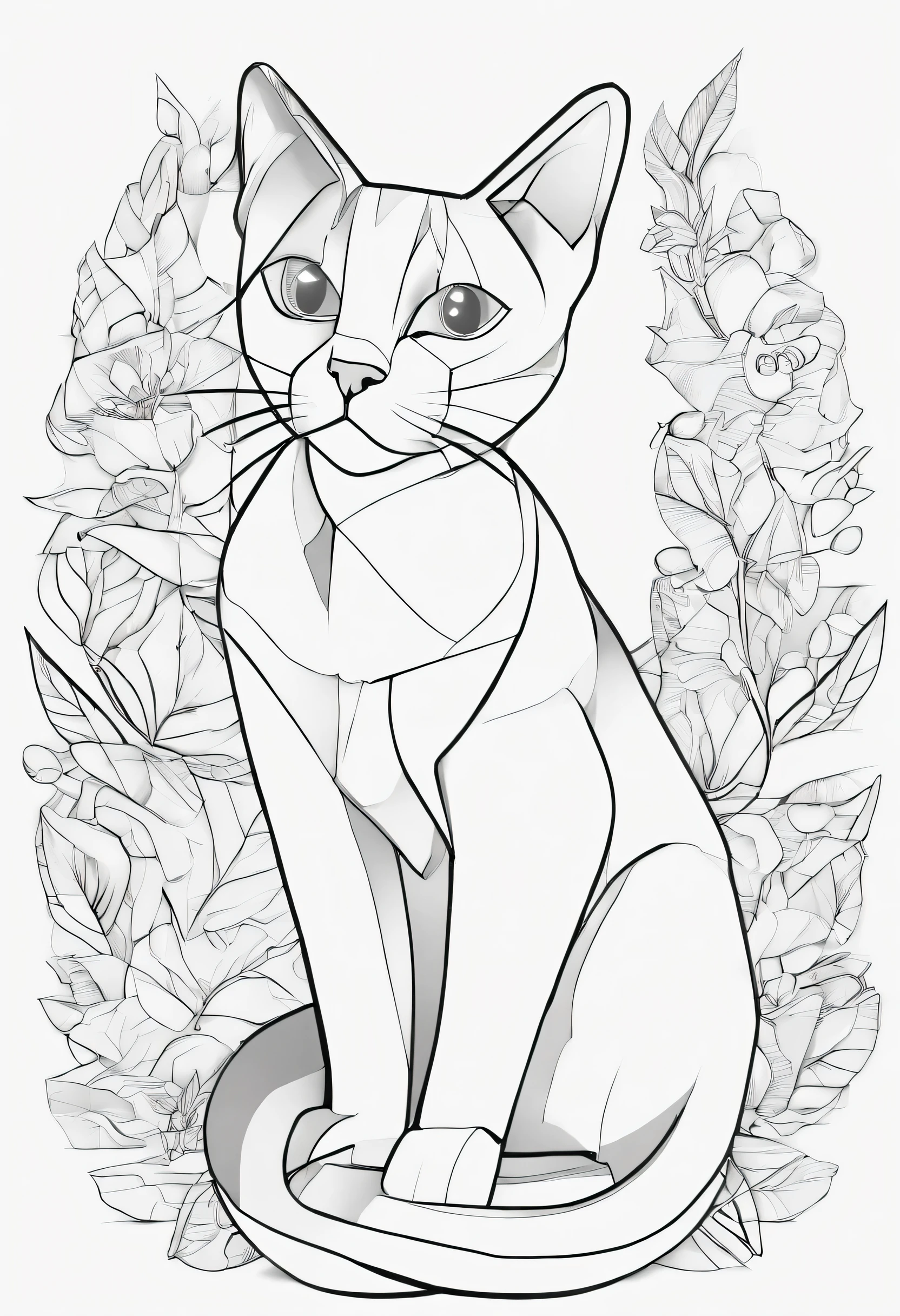 Create a stress-free coloring page with the charming Tonkinese cat breed. O estilo deve ser cartunesco, with thick lines for easy coloring and no pre-existing colors. Illustrate the Tonkinese cat in a playful and affectionate pose, destacando seu corpo elegante, olhos expressivos, and distinct coat pattern.
Cerque o gato com um fundo simples, utilizing a completely white background to allow children to focus on the coloring experience. Add subtle elements that reflect the Tonkinese cat's outgoing and sociable nature, como um brinquedo pendurado ou um cobertor aconchegante.
Make sure there is ample space for kids to get creative while coloring the Tonkinese cat in their favorite colors.. This coloring page aims to provide a calming and fun activity, oferecendo aos jovens artistas uma oportunidade sem estresse de dar vida ao encantador gato Tonkinese.