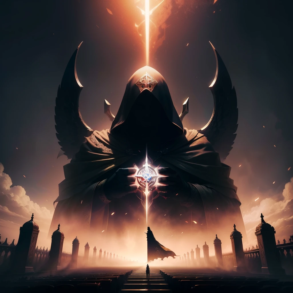 Logo, (masterpiece, top quality, best quality, extreme detailed),colorful,highest detailed,secret society behind the throne, hooded people, shadow, silhouettes, secret power, hands from the shadows, secret control, shadows of people above the throne, (logo:1.3), (Eminence Grise:1.3), darkness, full hd