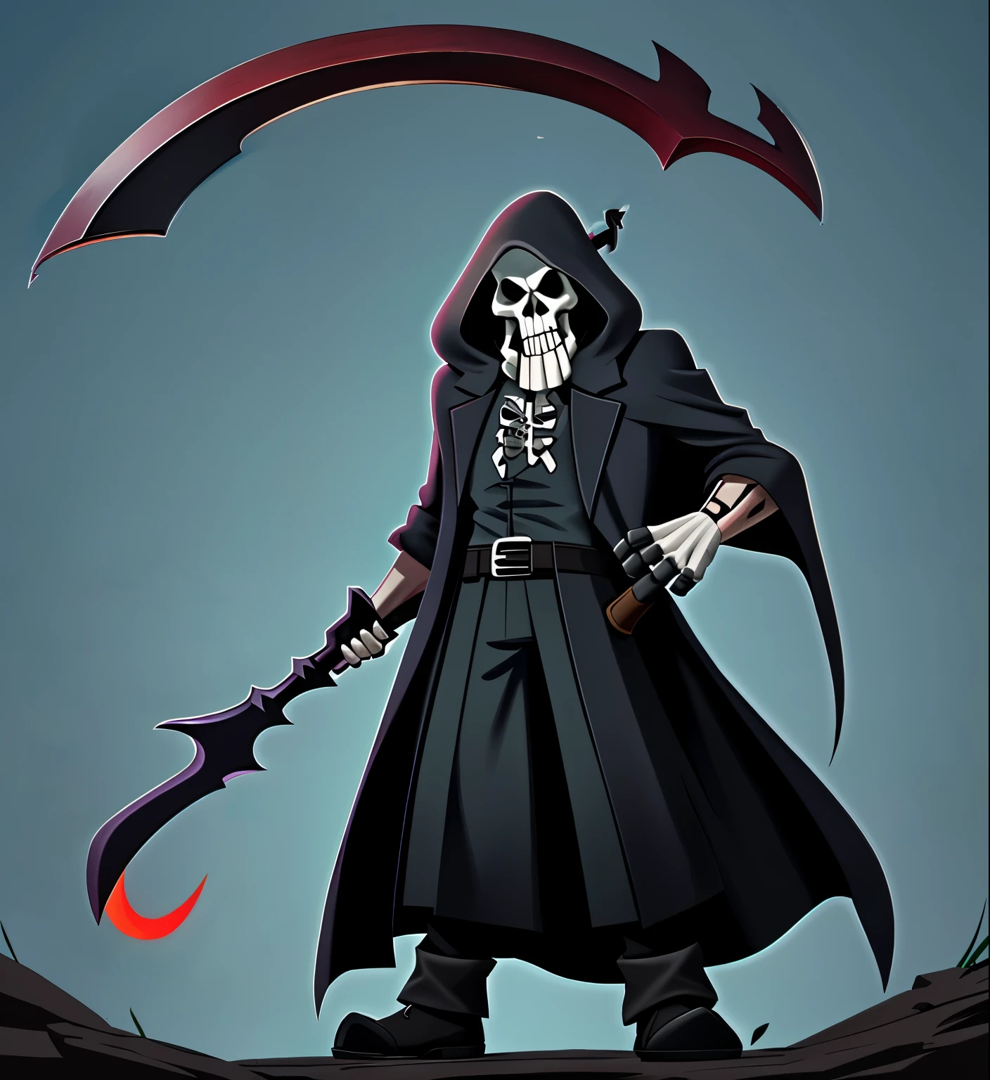 Adjust the position of the sickle