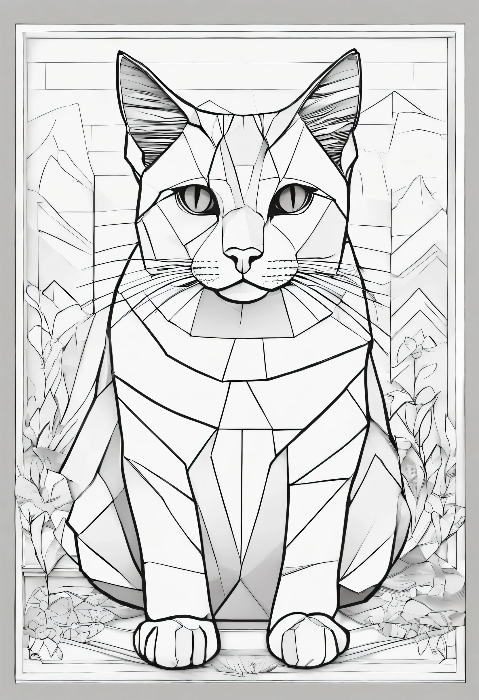 Create a stress-free coloring page featuring the endearing Chartreux cat breed. O estilo deve ser cartunesco, with thick lines for easy coloring and no pre-existing colors. Ilustre o gato Chartreux em uma pose calma e contemplativa, highlighting its robust construction, casaco azul acinzentado distinto, E olhos expressivos.

Cerque o gato com um fundo simples, utilizing a completely white background to allow children to focus on the coloring experience. Adicione elementos sutis que reflitam a natureza inteligente e afetuosa do gato Chartreux, like a comfy cushion or a fun toy mouse.

Make sure there is ample space for children to get creative while coloring the Chartreux cat in their favorite colors. This coloring page aims to provide a calming and fun activity, oferecendo aos jovens artistas uma oportunidade sem estresse de dar vida ao cativante gato Chartreux.




