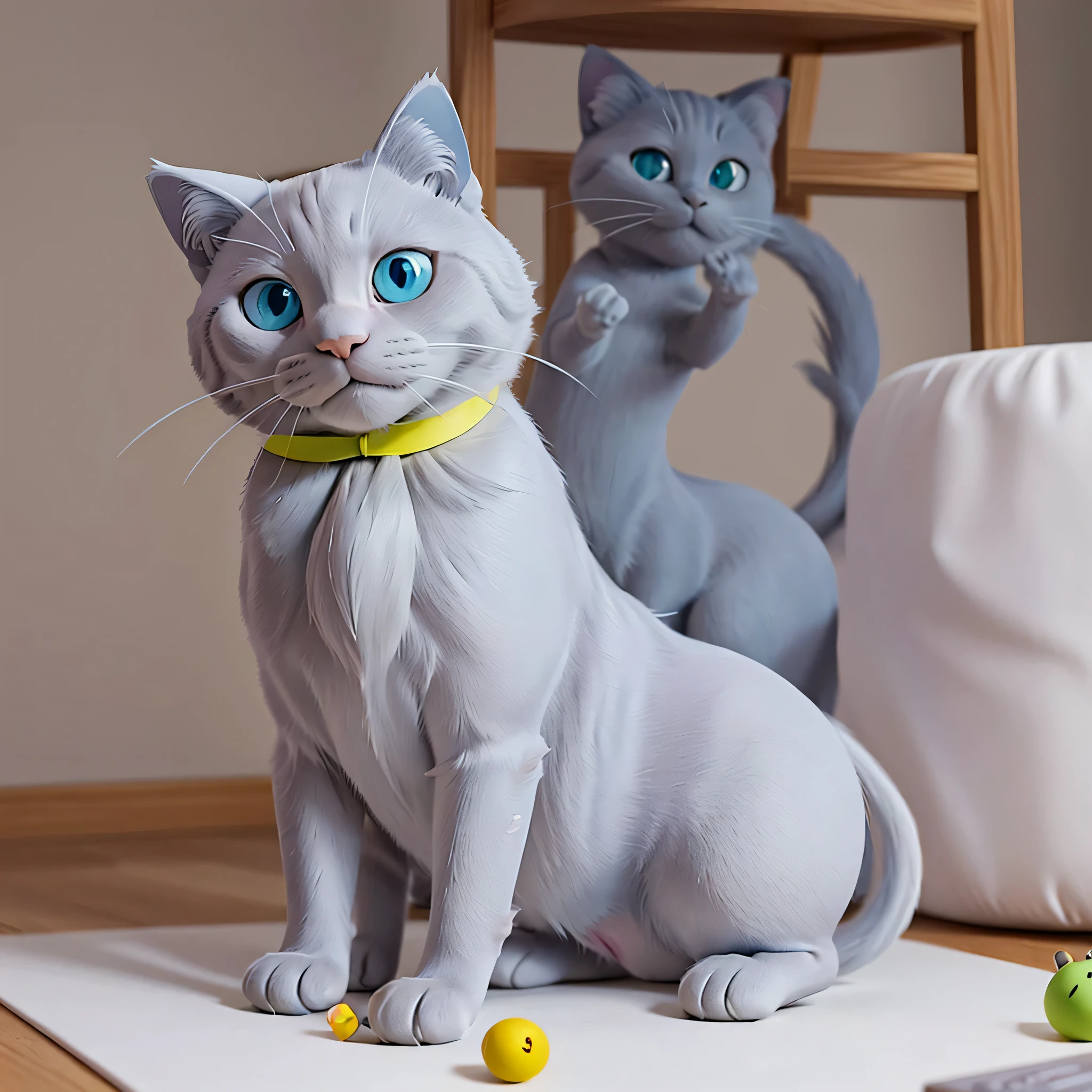 Create a stress-free coloring page featuring the endearing Chartreux cat breed. O estilo deve ser cartunesco, with thick lines for easy coloring and no pre-existing colors. Ilustre o gato Chartreux em uma pose calma e contemplativa, highlighting its robust construction, casaco azul acinzentado distinto, E olhos expressivos.
Cerque o gato com um fundo simples, utilizing a completely white background to allow children to focus on the coloring experience. Adicione elementos sutis que reflitam a natureza inteligente e afetuosa do gato Chartreux, like a comfy cushion or a fun toy mouse.
Make sure there is ample space for children to get creative while coloring the Chartreux cat in their favorite colors. This coloring page aims to provide a calming and fun activity, oferecendo aos jovens artistas uma oportunidade sem estresse de dar vida ao cativante gato Chartreux.