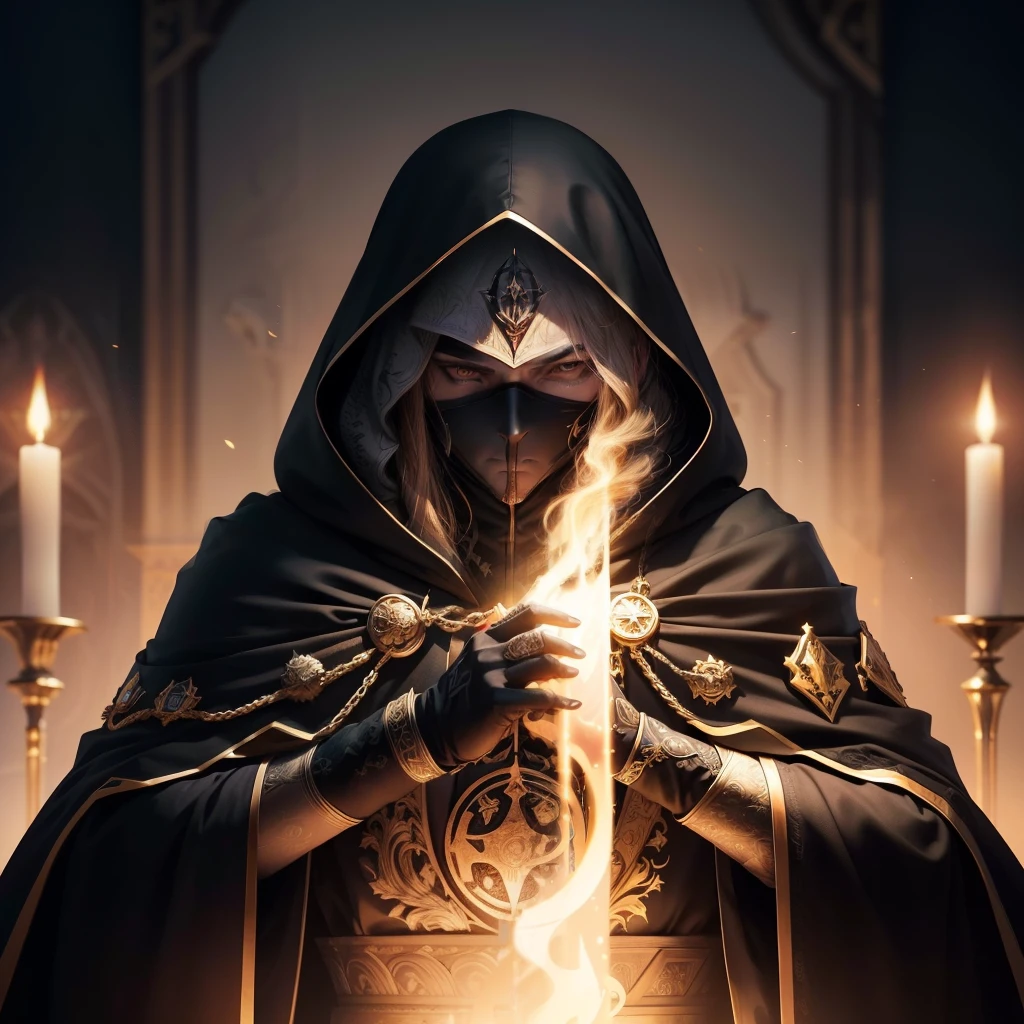 Logo, (masterpiece, top quality, best quality, extreme detailed),colorful,highest detailed,secret society behind the throne, hooded people, shadow, masked king, silhouettes, secret power, hands from the shadows, secret control, shadows of people above the throne, (logo:1.3), (Eminence Grise:1.3), darkness, full hd