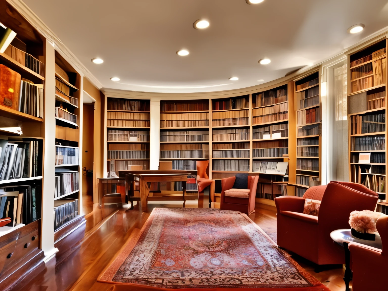 library，Warm colors