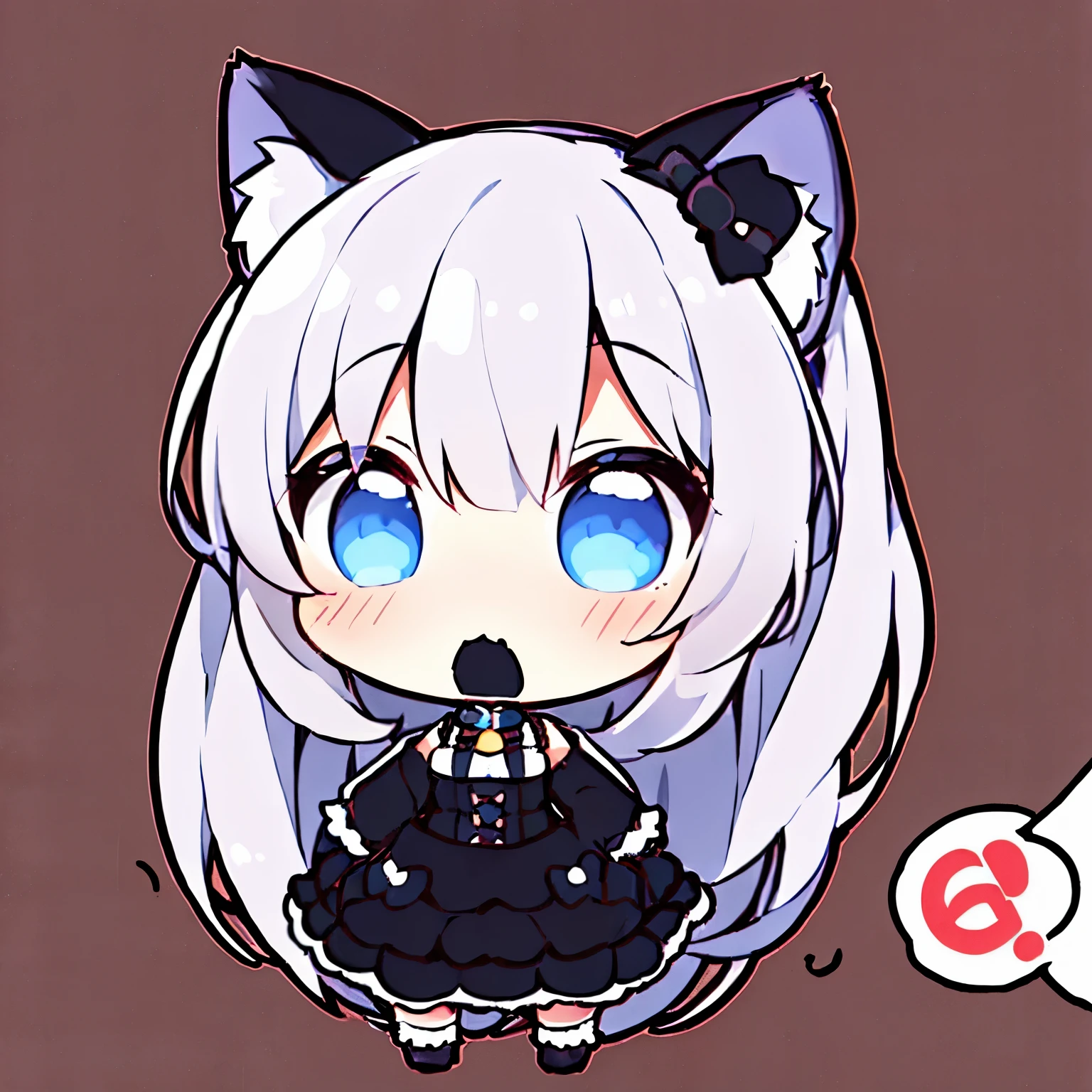 1girl,cat ears,(chibi:1.2),spoken question mark,