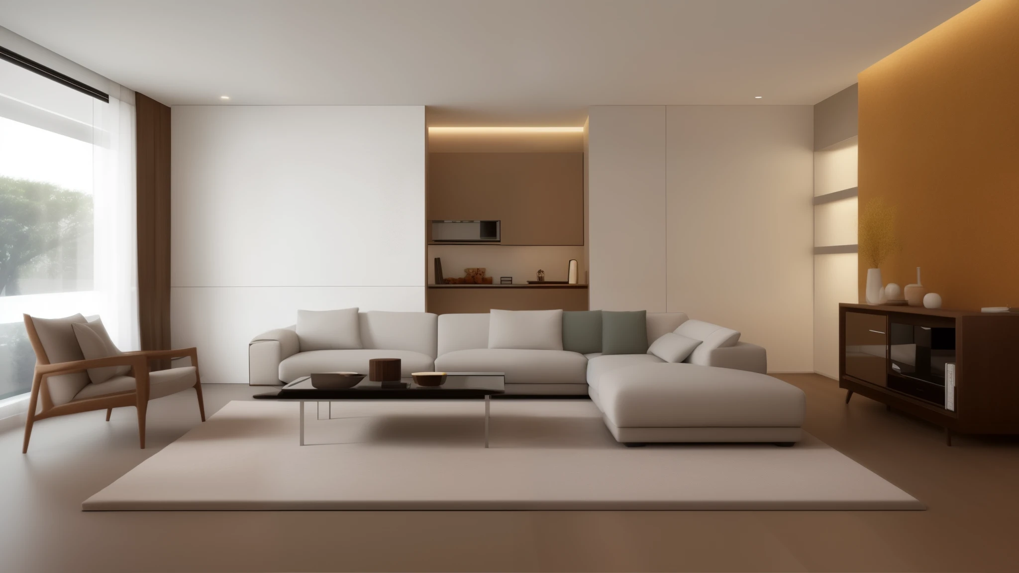 Alafid living room with sofa, Chair, coffee table and television, interior design living room, Modern and simple设计, Modern and simple, maximalist interior design, living room interior design, Comfortable modern living room, simple furniture, modern living room, Simple and beautiful, Soft colors and minimalism, indoor living room, Modern and simple f 2 0 干净, apartment design