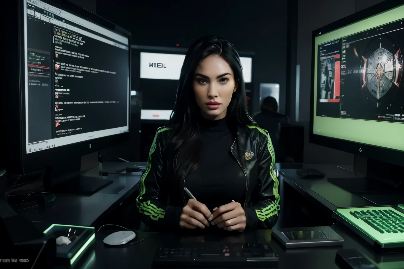 megan fox, madison ivy, intese look
