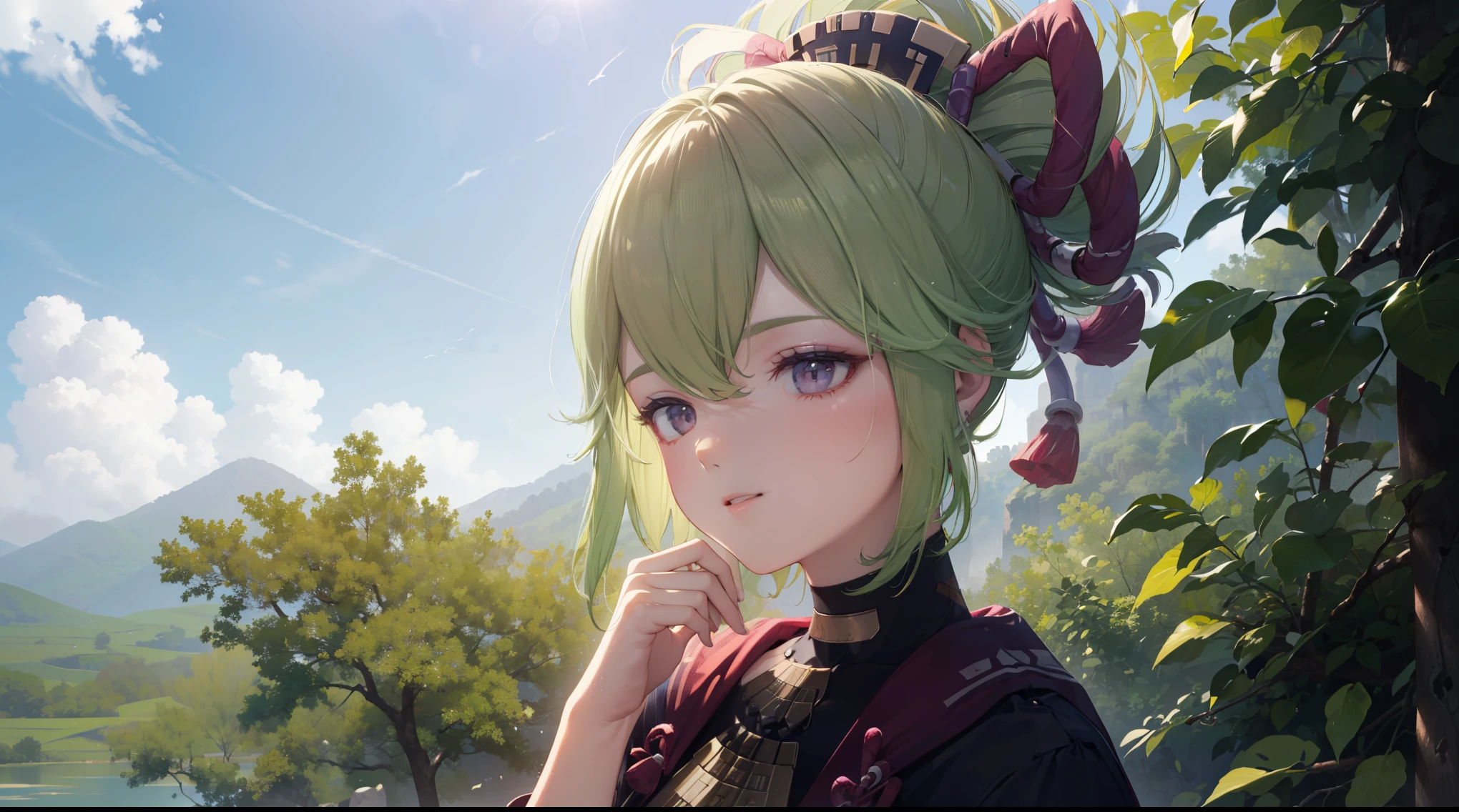 (best quality,8k,highres,masterpiece:1.2),(realistic,photorealistic,photo-realistic:1.37), ในตาสีม้วง, ชุดเมดแบบคลาสสิค, traditional Japanese bakery,beautiful detailed eyes,happiness,glowing eyes,smiling,peaceful atmosphere,traditional Japanese clothes,working(คุณภาพดีที่สุด,เต็มรูปแบบ,โฆษณา:1.2),แสงสว่างและอบอุ่น,หวานง่มงวง,ความสุขบริบูรณ์,รอยยิ้มสดใส,sakura tree,tranquil,aroma scent,dreamlike,vivid colors,subtle lighting,traditional Japanese tea set,lively ambiance