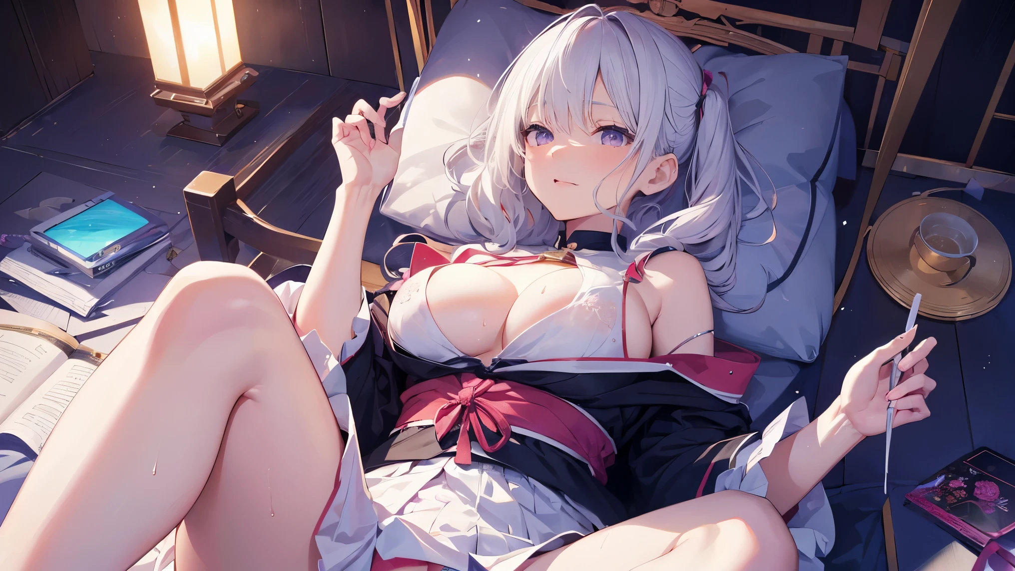 (night:1.7), east asian architecture, bend over,No leakage of big chest, shift dress, white color hair, 長い灰colorの髪, retreat, lip flap, purple eyes, , 1woman, comic strip,20-year-old,mature woman,beautiful fingers,beautiful length legs,beautiful body,cute nose,beautiful character design,完璧なeye,完璧なface,looking at the viewer,(innocent_big_eye:1.0),(light_笑face:1.0),official art,Highly detailed CG Unity 8k wallpaper,perfect lighting,very colorful,bright_front_face_lit,(masterpiece:1.0),(Highest_quality:1.0), 超High resolution,4k,Super detailed, photo shoot, 8k, nffsw, High resolution, absurd:1.2, kodak portrait 400, film grain, background is blurry, Bokeh:1.2, lens flare glow, ( lively_color:1.2) (beautiful,big_chest:1.4), (beautiful_face:1.5),(narrow_waist),top-quality、masterpiece、high school girl、sailor suit、school uniform、wet in the rain、nipples are visible、巨大なchest、large full chest、chestの膨らみがある、Full body Esbian、Shyness、Trance、、length、spread your legs apart、((angle from below))、thighs thighs, big ass, , concentrateしている, concentrate, Stomach, belly button, big chest, nipples are visible, sex, belly button天国, white underwear、waitress、Insertion of foreign objects into the vagina、will be inserted into 、sex MACHINE、nipple transparent , ride a horse , solo boy、Girl lying on her back at an angle from below, spread legs, spread , naked, large full chest、nipples are visible, fingering, , Olgam Cute face, blush, wet shiny skin, detailed background, High resolution, Highestquality, Professional , woman , nice hands, Professionalの手、((Insertion of foreign objects into the vagina))、((Insert the vibrator))、AHE face、stick out tongue、Typically、light brown hair、