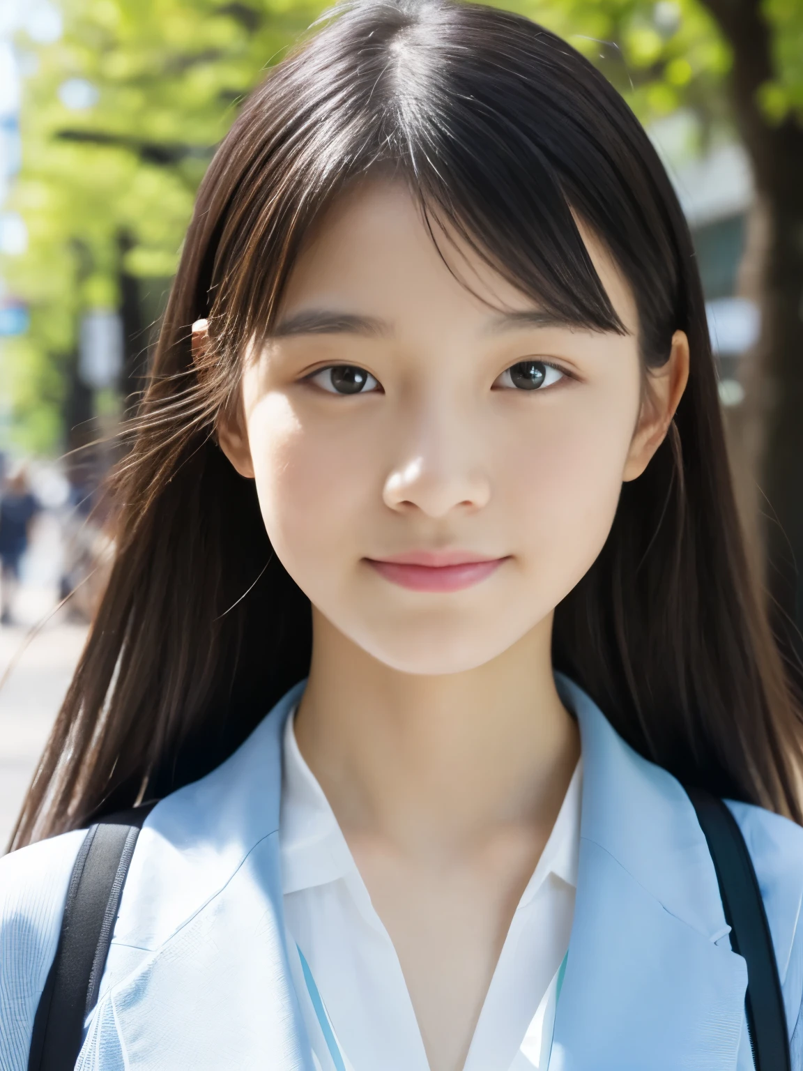 Photoreal, 8K full-length portrait, Beautiful woman, attractive look, Clear system, , Tokyo, 2024, spring, Shibuya in the background