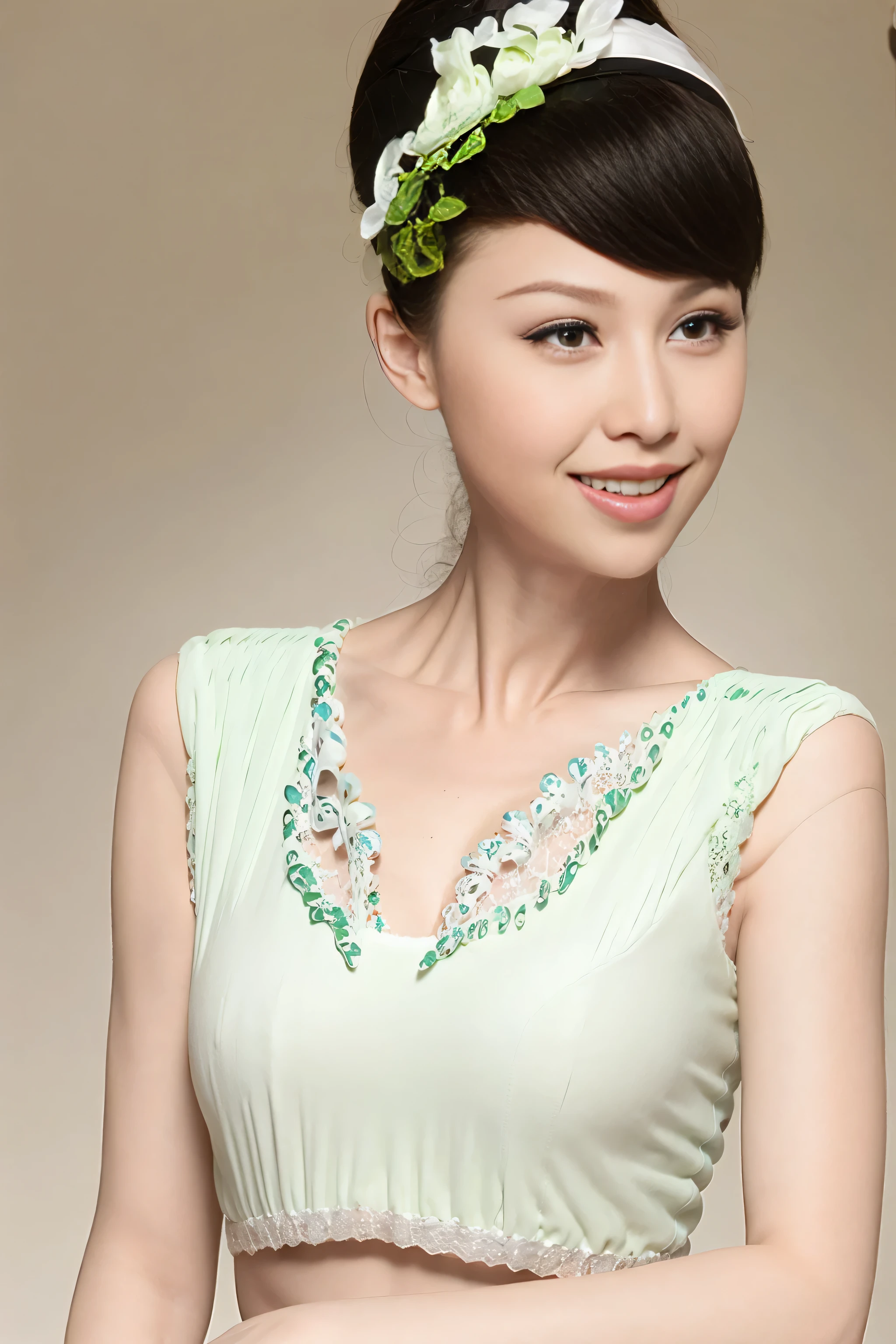 fashion model 20 years old [[[[close up]]]], [[[[neck]]]], [[[[Shoulder]]]], perfect eyes, perfect iris，perfect lips，perfect teeth，Perfect skin，White skin，Soft headlight，High Density Imaging Review，Face slimming type，slender nose，long black hair，（Face is clear and delicate），((white lace underwear))，((Sexy))，(((broken into pieces)))，((The background is the bedroom))，((Deluxe king bed))，best quality，masterpiece，（pastel colors：1.2）