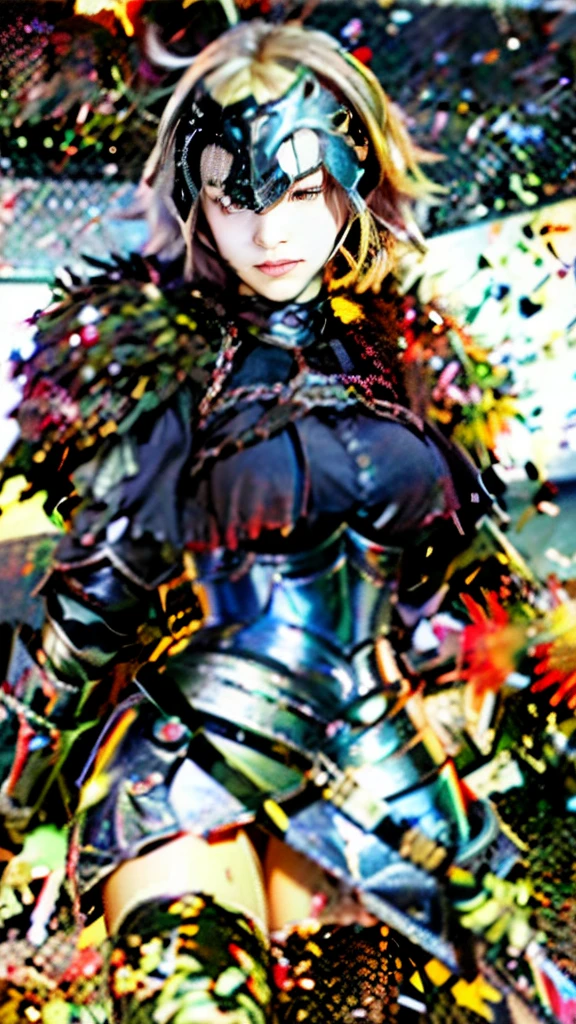 a close up of a woman in armor holding a sword, holding a sword on her shoulder, fate / stay night, anime style like fate/stay night, she is holding a sword, fate stay night, artoria pendragon, armor girl, inspired by Li Chevalier, fate grand order, female knight, female paladin, from arknights, with large sword