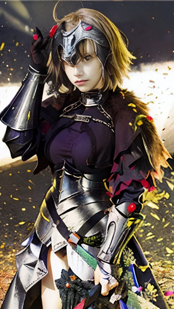 a close up of a woman in armor holding a sword, holding a sword on her shoulder, fate / stay night, anime style like fate/stay night, she is holding a sword, fate stay night, artoria pendragon, armor girl, inspired by Li Chevalier, fate grand order, female knight, female paladin, from arknights, with large sword