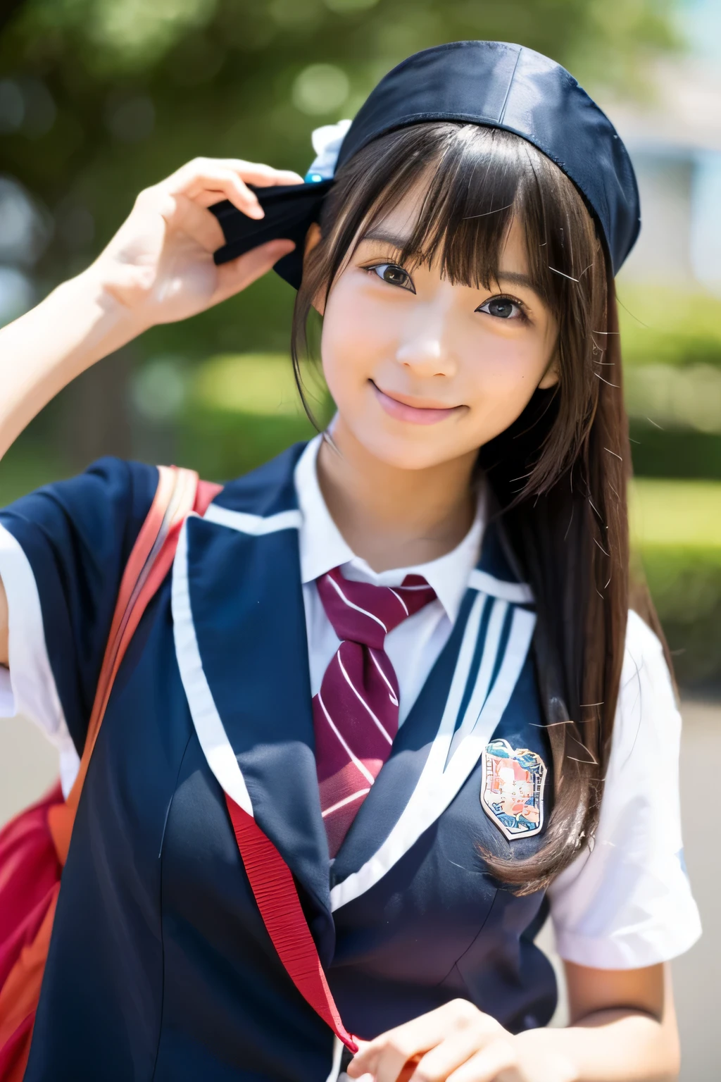 Japanese high school girl
