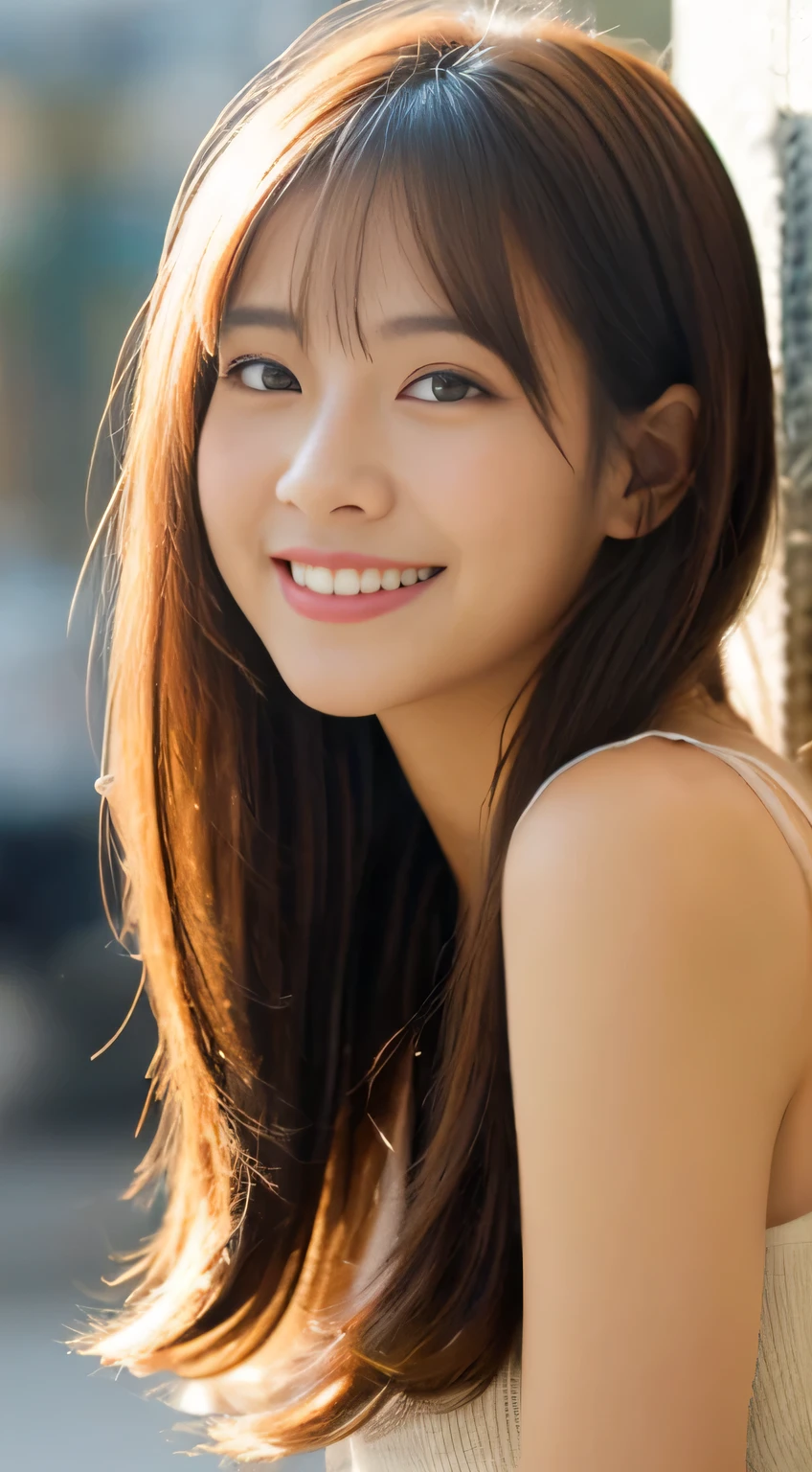 Japanese ),((beautiful girl)),An expression that imagines something pleasant:1.2,(perfect body beauty:1.2),((perfect body)),(shy smile),beautiful teeth,