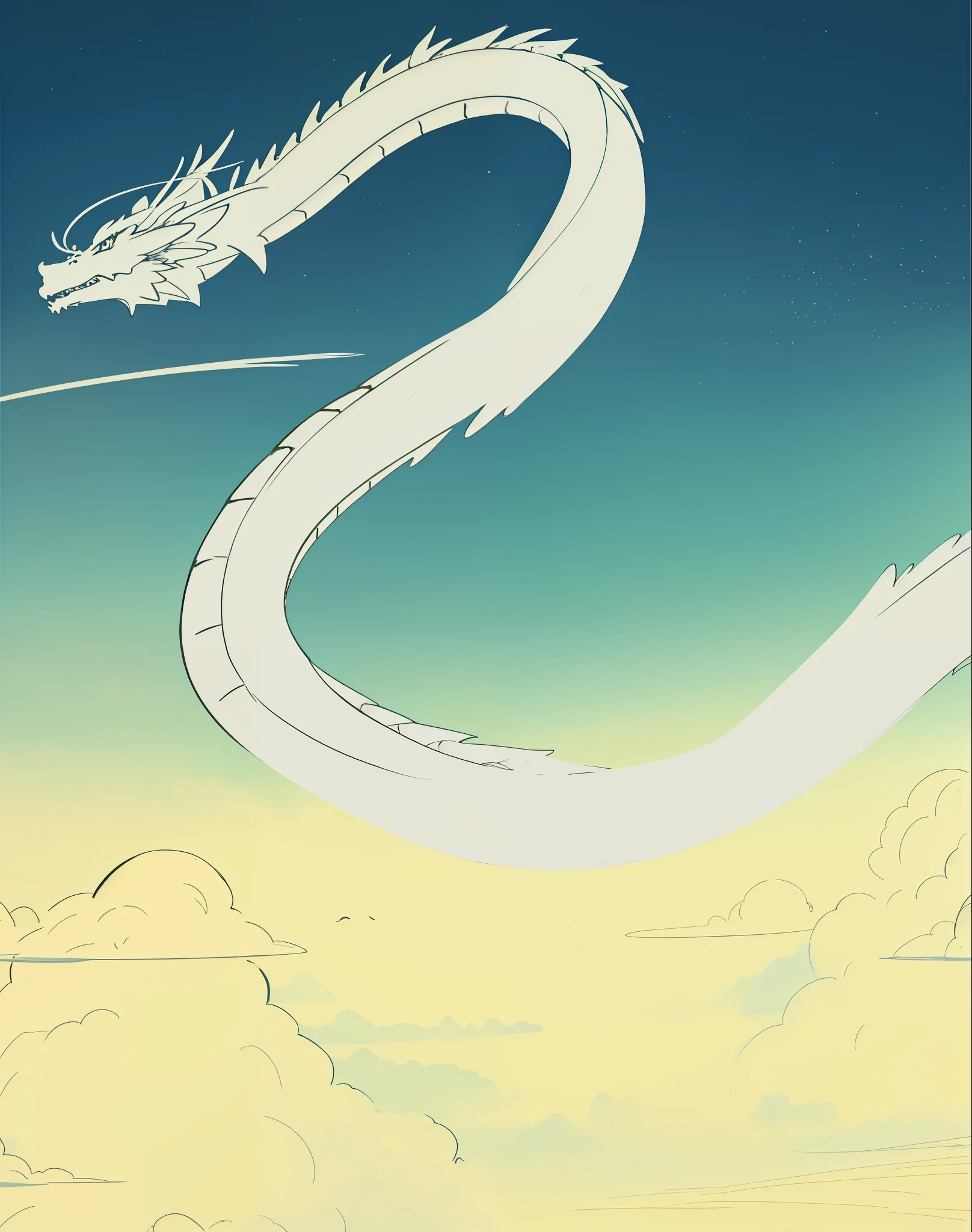 there is a drawing of a Dragon flying in the sky, Dragon flying in the background, dragon in the background, giant Dragon flying in the sky, Colossal dragon in the background., Dragon in the sky, Dragon flying in the sky, colossal dragon as background., Dragon flying in sky, tono de pantalla coloreado, Dragon flying, escena de fondo aleatoria, dragones volando en el cielo