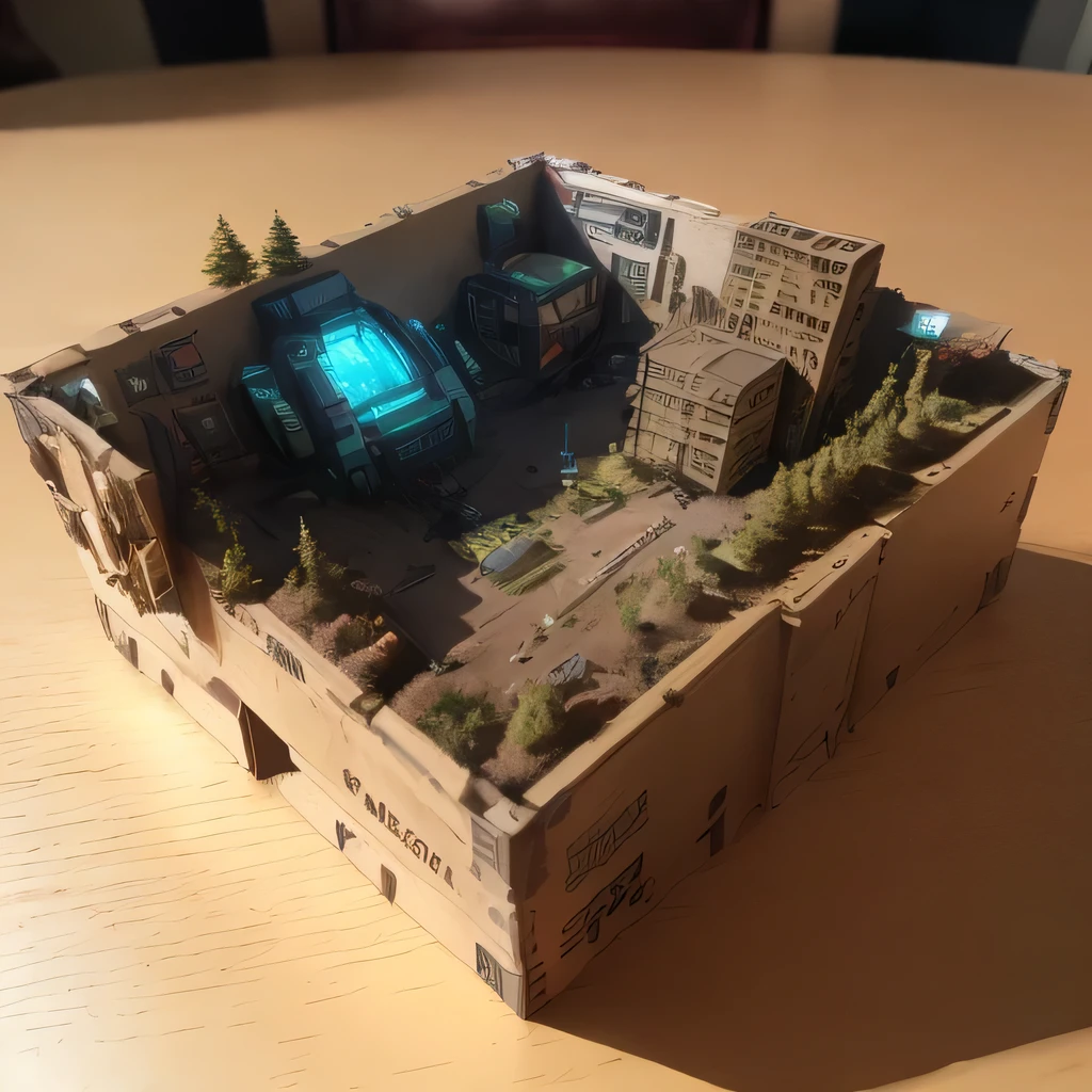 35528年Mars realistic model, (split ends, original photo, best quality, masterpiece:1.4),Steampunk Cyberpunk 6820 City,(CyberpunkMars light:1.3), Mars (related to land),(in a small nature box:1.3),Isometric, small nature, landscape on foundation,landscape,
