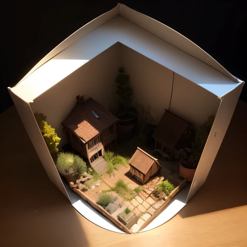 3528年Mars realistic model, (split ends, original photo, best quality, masterpiece:1.4),Steampunk Cyberpunk 6820 City,(CyberpunkMars light:1.3), Mars (related to land),(in a small nature box:1.3),Isometric, small nature, landscape on foundation,landscape,