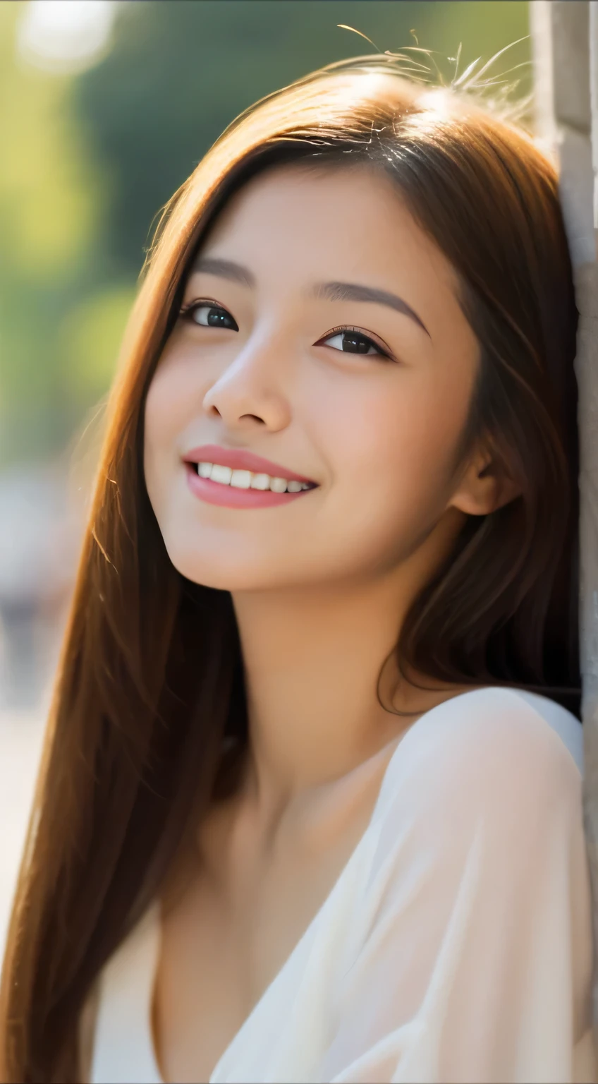 Japanese ),((beautiful girl)),An expression that imagines something pleasant:1.2,(perfect body beauty:1.2),((perfect body)),(shy smile),beautiful teeth,