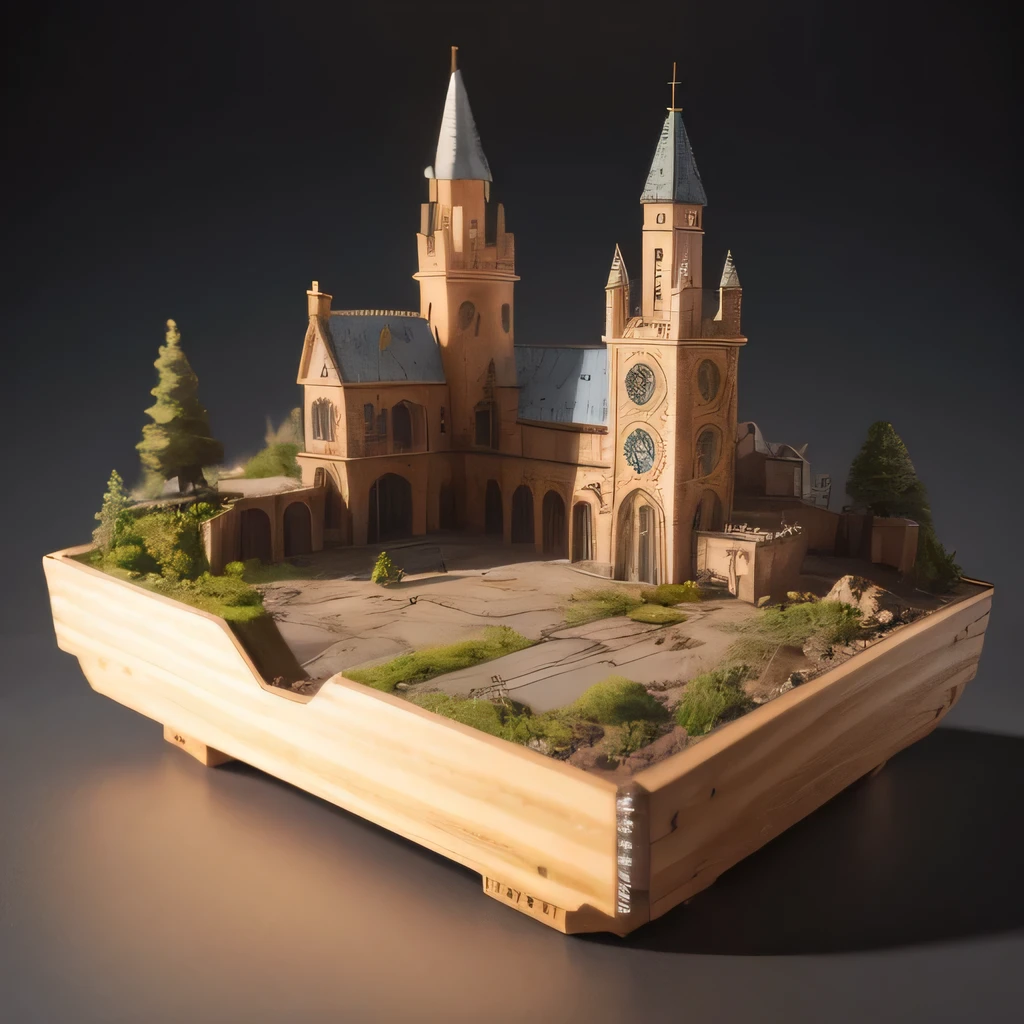 6598年Mars realistic model, (split ends, original photo, best quality, masterpiece:1.4),Steampunk Cyberpunk 6820 City,(CyberpunkMars light:1.3), Mars (related to land),(in a small nature box:1.3),Isometric, small nature, landscape on foundation,landscape,