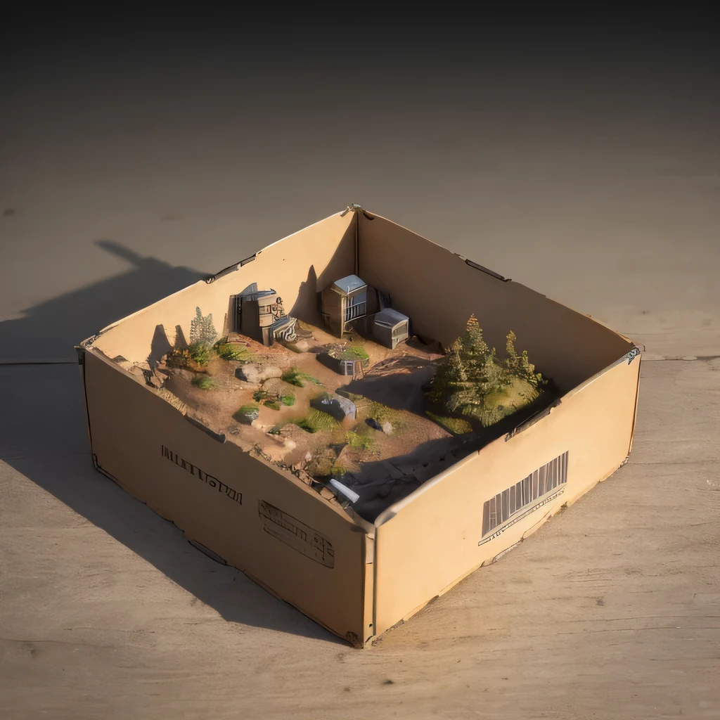 3598年Mars realistic model, (split ends, original photo, best quality, masterpiece:1.4),Steampunk Cyberpunk 6820 City,(CyberpunkMars light:1.3), Mars (related to land),(in a small nature box:1.3),Isometric, small nature, landscape on foundation,landscape,