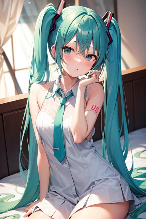 Hatsune Miku sitting on your face