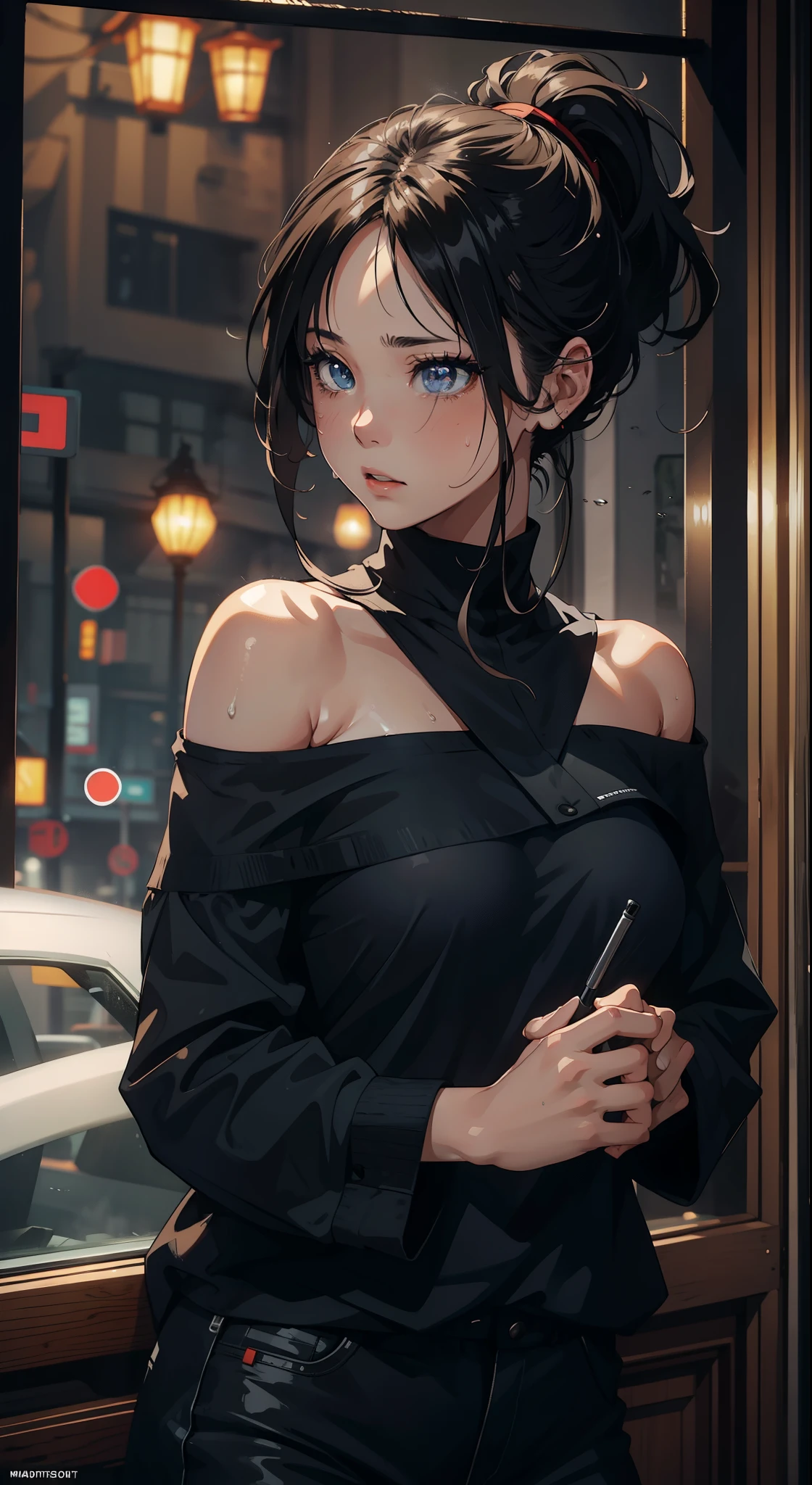 (masterpiece), (best quality), (ultra-detailed), (best illustration), (best shadow),
BREAK
girl, detailed eyes, sweat, steam, medium breast, nsfw,