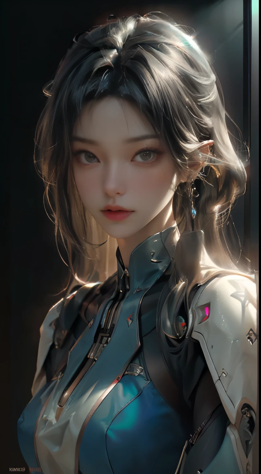 (best quality), ((masterpiece), (detail: 1.4), 3d, A beautiful cyberpunk woman, high dynamic range (high dynamic range), satin clothing, Ray tracing, NVIDIA RTX, super resolution, Unreal 5, subsurface scattering, PBR texture, post processing, Anisotropic filtering, depth of field, Maximum clarity and sharpness, multi-layer texture, Albedo and specular maps, Surface shading, Accurately simulate the interaction of light with materials, Perfect proportion, octane rendering, dichroic light, Large aperture, Low ISO, white balance, rule of thirds, 8K raw,