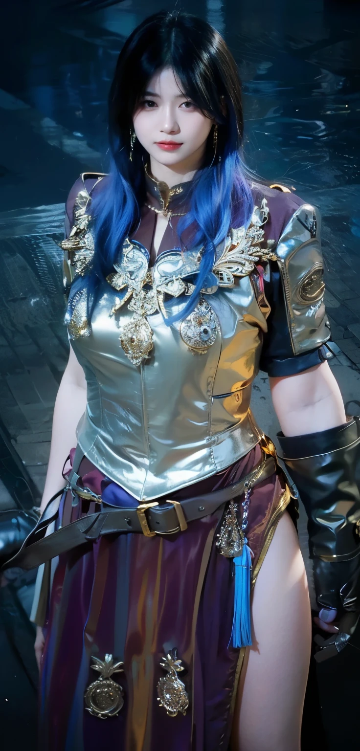 (8k, RAW photo, photorealistic:1.25) ,( lipgloss, eyelashes, glosace, glossy skin, best quality, ultra highres, depth of field, chromatic aberration, caustics, Broad lighting, natural shading, Kpop idol) looking at the audience With serenity and goddess-like bliss, big breastig breastig titull body,