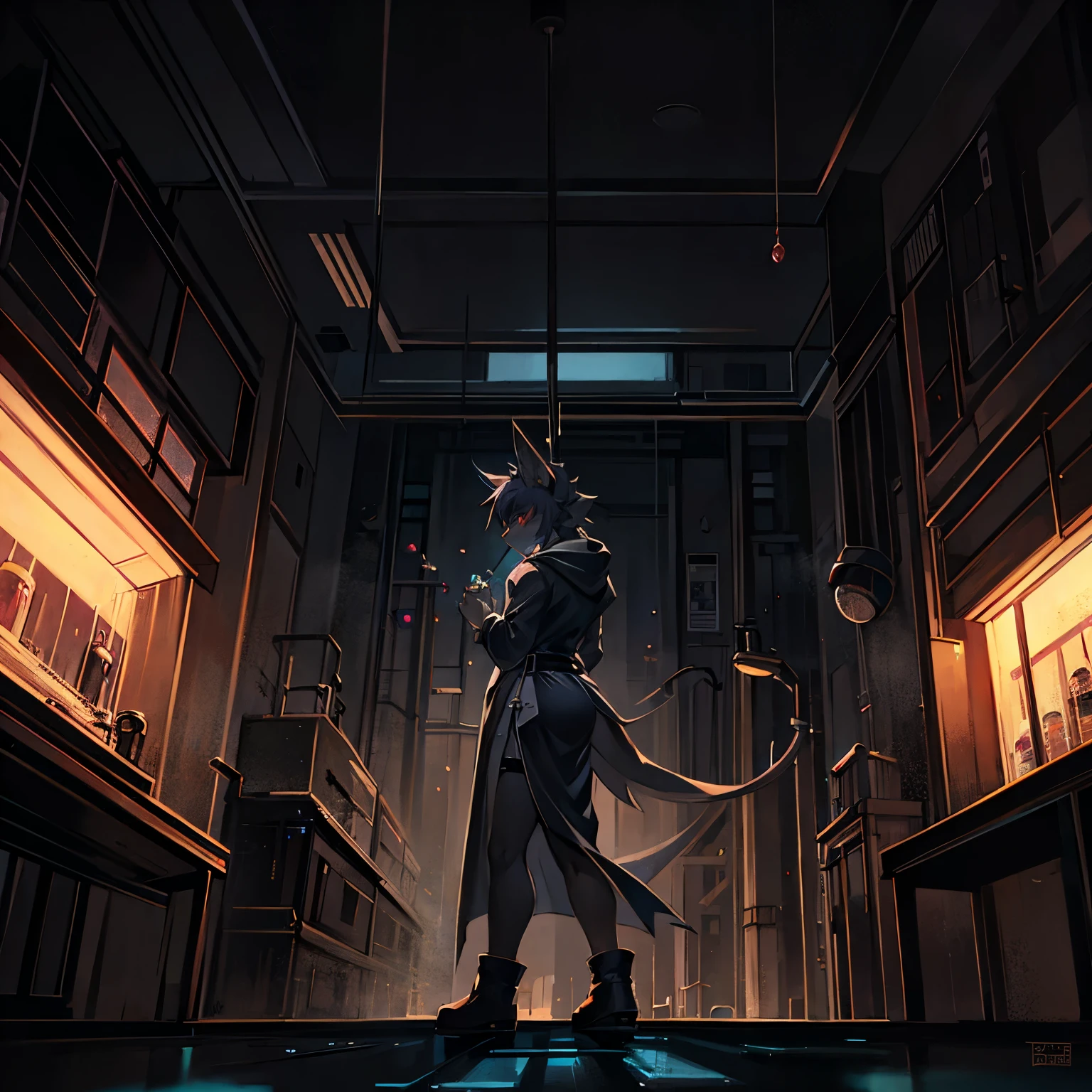 laboratory,dark