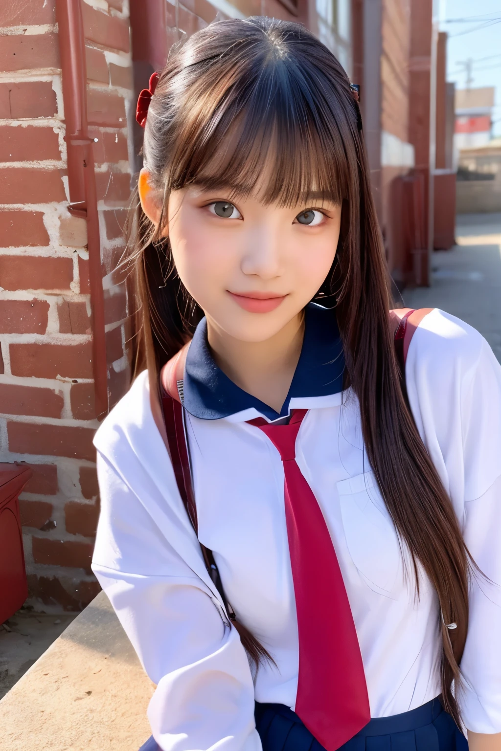 Neat high school beauty Valentine
