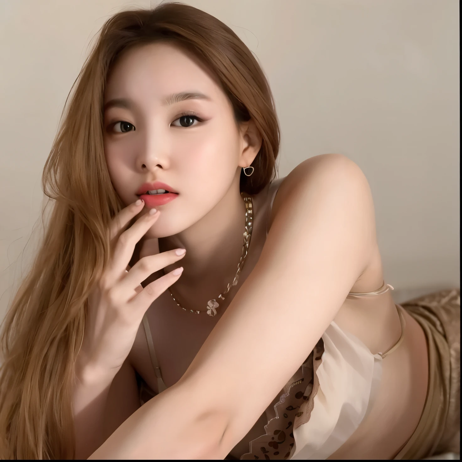 Nayeon from Twice face 