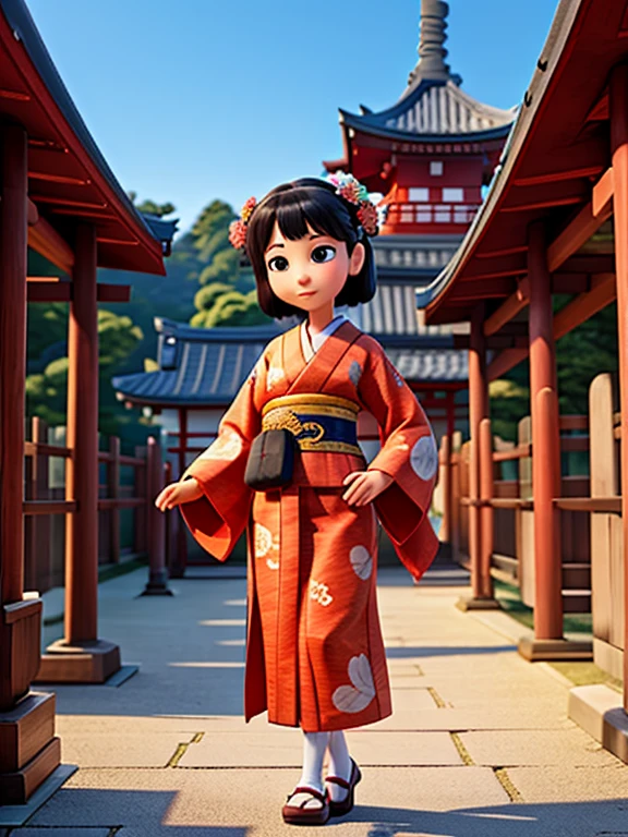 masterpiece, best quality,Kimono, woman, Shinto shrine, traditional, Japan, Japanese culture, religion, spirituality, ceremonial, traditional clothing, traditional ceremony, temple, shrine visit, cultural heritage, sacred, traditional architecture, torii gate, spiritual practice, cultural tradition, Japanese customs, traditional rituals, traditional dress, peaceful, tranquility, serenity, beauty, cultural diversity, cultural experience, historical, traditional values, traditional craftsmanship, cultural identity, traditional beauty, traditional art, cultural preservation, cultural significance, sacred space, traditional rituals, reverence.
