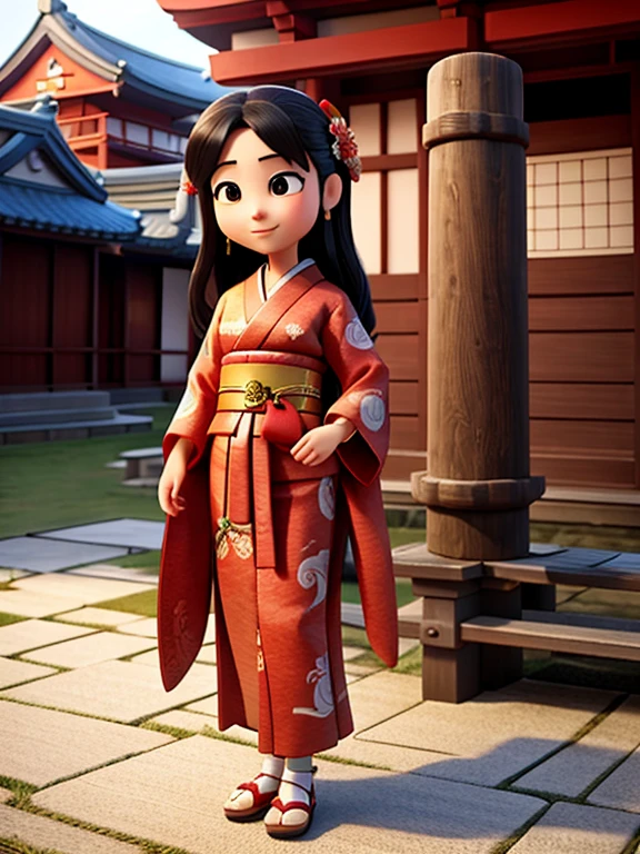 masterpiece, best quality,Kimono, woman, Shinto shrine, traditional, Japan, Japanese culture, religion, spirituality, ceremonial, traditional clothing, traditional ceremony, temple, shrine visit, cultural heritage, sacred, traditional architecture, torii gate, spiritual practice, cultural tradition, Japanese customs, traditional rituals, traditional dress, peaceful, tranquility, serenity, beauty, cultural diversity, cultural experience, historical, traditional values, traditional craftsmanship, cultural identity, traditional beauty, traditional art, cultural preservation, cultural significance, sacred space, traditional rituals, reverence.