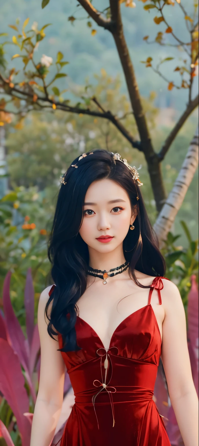 (otherworldly), highly insanely detailed, masterpiece, top quality, best quality, highres, 4k, 8k, RAW photo, 1girl, sexy pose, full frontal, <lora:Chae Soo Bin_20230802010201:0.8>, korean clothes, (fantasy world)