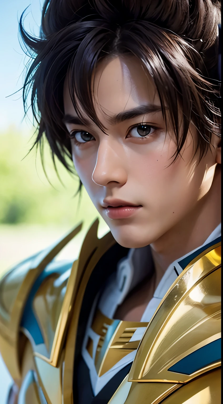 Masterpiece, Highest Quality, Ultra-Detailed, Hyper-Real, ((seiya)), a Man,Perfect Face, FOTO FRONTAL, cinematic lighthing, full body, (Realistic), (home)