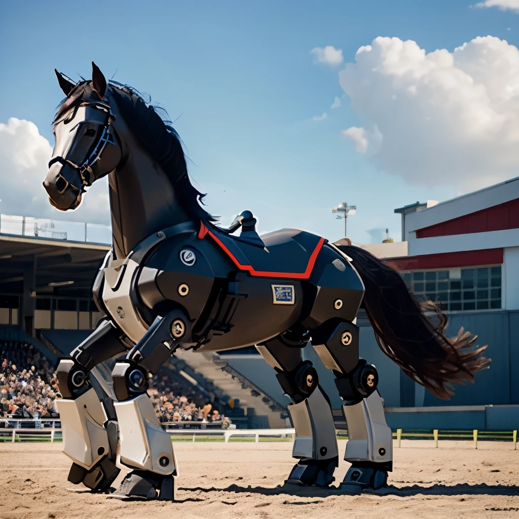 robot horse, horse robot.