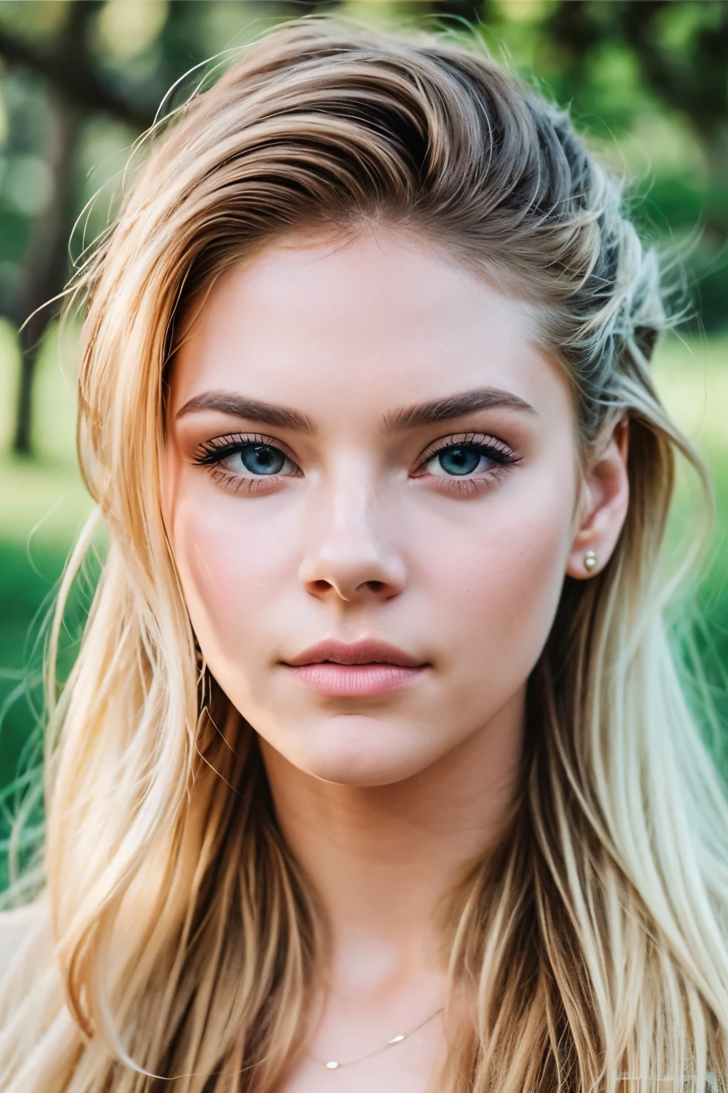 ((rosto de AlexiaThompson01R)) close no rosto. fundo branco. linda. perfeita, cabelo loiro, olhos azuis. olhar cerrado.