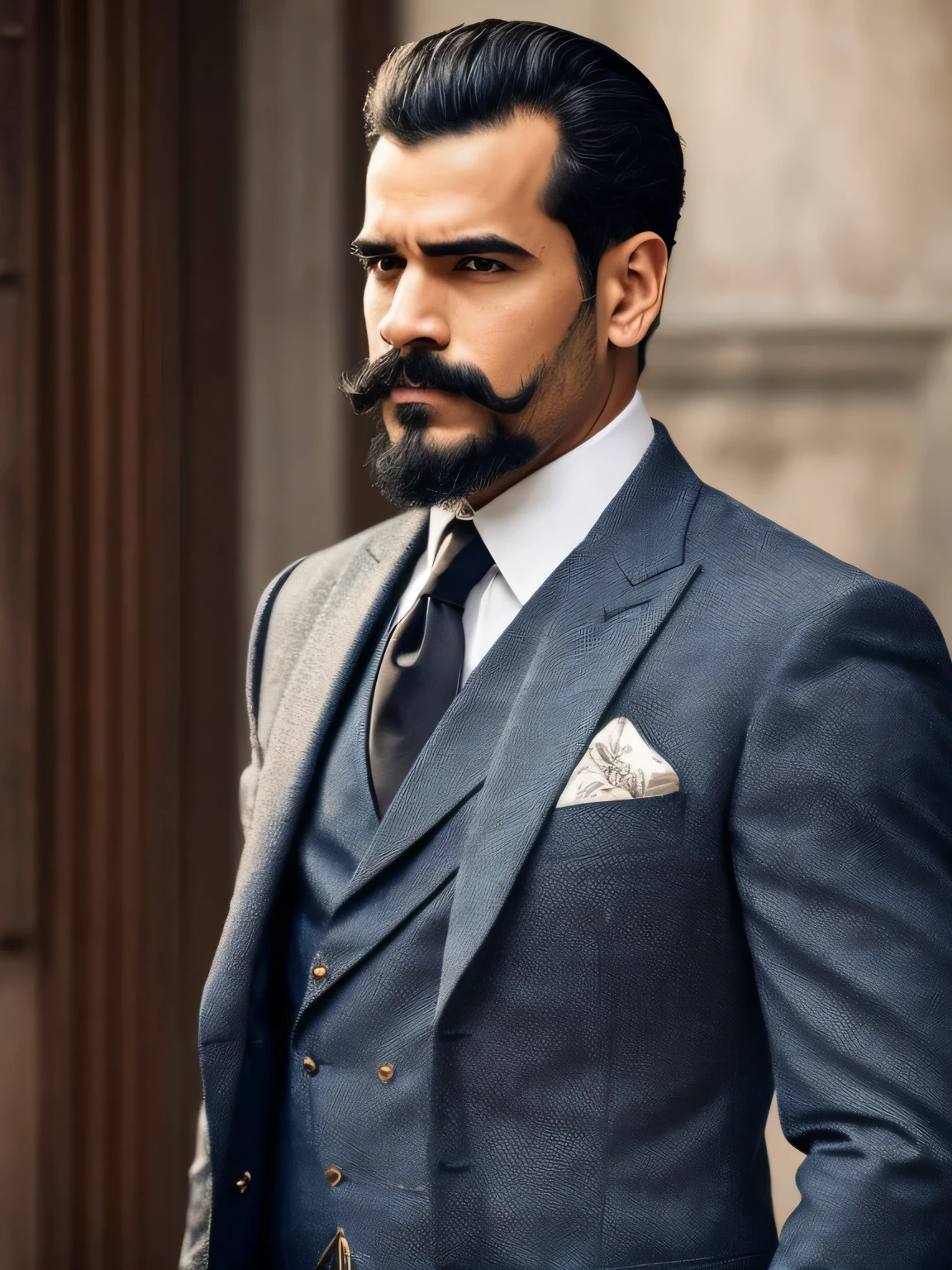 macho maduro, poco barbudo, traje victoriano, caballero clasico, hombre de clase alta, Traje negro,Grimly,4k, high resolution, obra maestra, Mejor calidad, Sharp focus, (cinematic lighting), clavicle, [:(cara detallada:1.2):0.2]  [medio retrato] [ classic outfit], hombre solitario de mediana edad, 1 hombre, hombre de mediana edad en forma, hombre fuerte de mediana edad, hombre guapo de mediana edad, hombre masculino de mediana edad with classy suit, encantador, hombre masculino de mediana edad.