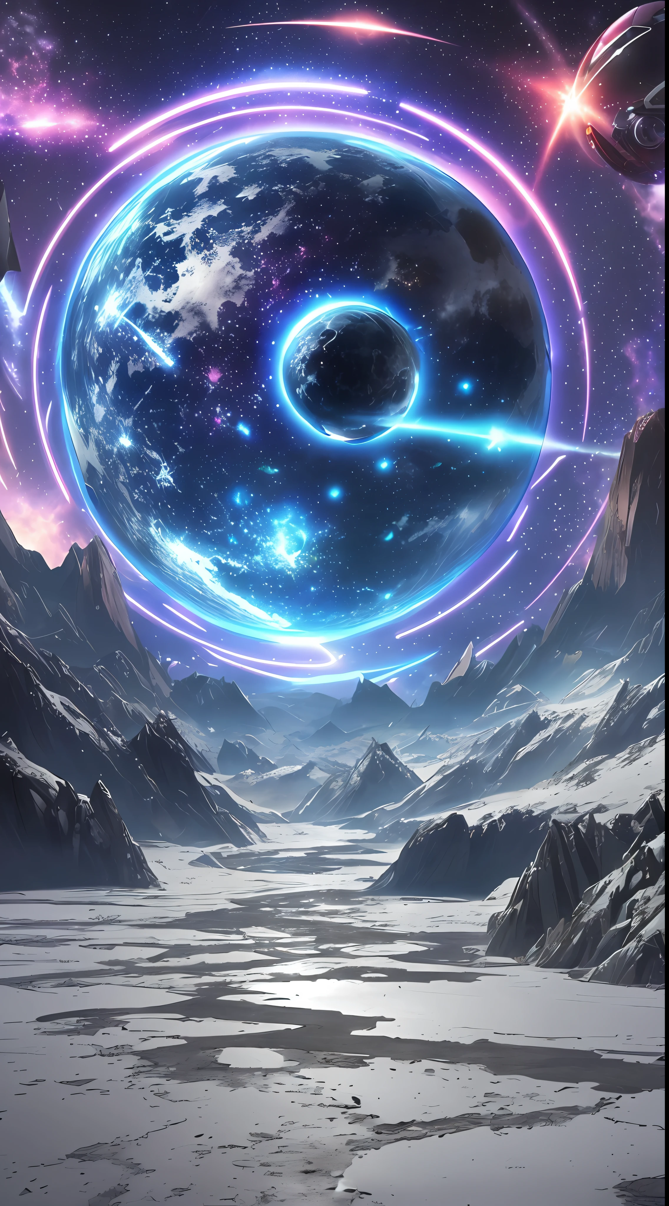 (Animes 8K:1.2),an epic starring a robotic galactic with gravitational powers,(Epic animation style), with amazing visual effects,(fundo futurista),an exciting story. (robotic galactic protagonist,superpower:gravidade,forward animation,Extraordinary effects,futuristic scenery),olhe para um universo gigante --auto --s2