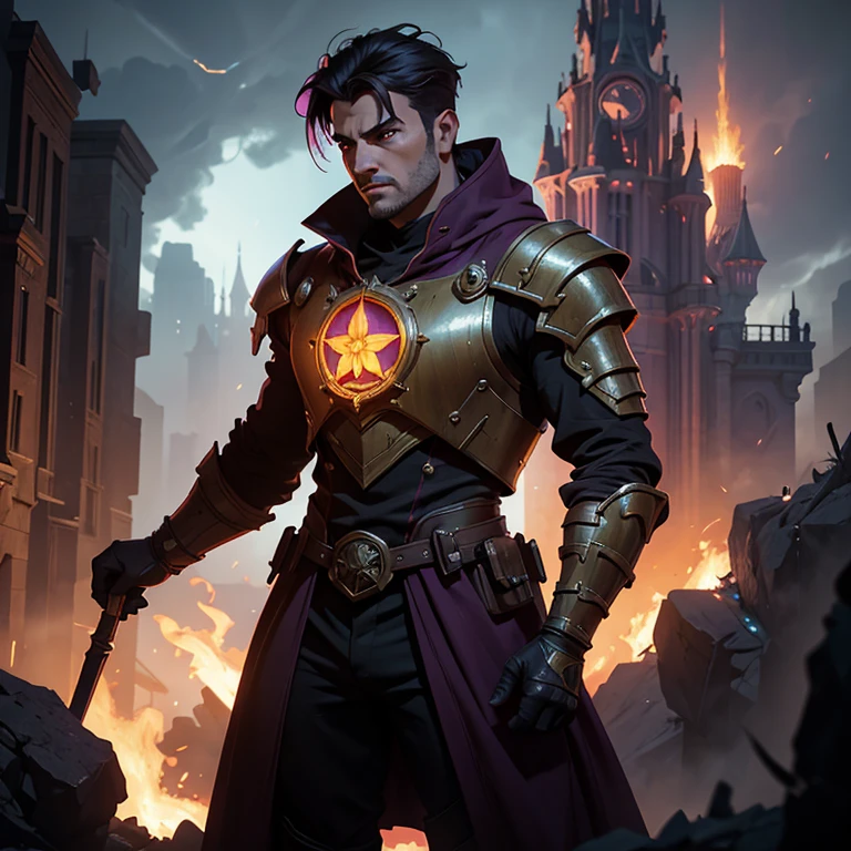 un homme aux yeux brillants et un costume rouge debout devant un feu, fond incroyable, torche humaine, veines rouges brillantes, puissance rayonnante, image d&#39;avatar, veines rouges brillantes, veines brillantes et brillantes, costume de flamme cyberpunk, 8 k très détaillé , veines rougeoyantes, super-vilain sombre, photo de profil 1024px, démon de feu a masterpiece, 8k resolution, dark fantasy concept art, by Greg Rutkowski, dynamic lighting, hyperdetailed, intricately detailed, Splash screen art, trending on Artstation, deep color, Unreal Engine, volumetric lighting, Alphonse Mucha, Jordan Grimmer, purple and yellow complementary colours detailed matte painting, deep color, fantastical, intricate detail, splash screen, complementary colors, fantasy concept art, 8k resolution trending on Artstation Unreal Engine 5 intricate details, HDR, beautifully shot, hyperrealistic, sharp focus, 64 megapixels, perfect composition, high contrast, cinematic, atmospheric, moody a masterpiece, 8k resolution, dark fantasy concept art, by Greg Rutkowski, dynamic lighting, hyperdetailed, intricately detailed, Splash screen art, trending on Artstation, deep color, Unreal Engine, volumetric lighting, Alphonse Mucha, Jordan Grimmer, purple and yellow complementary colours