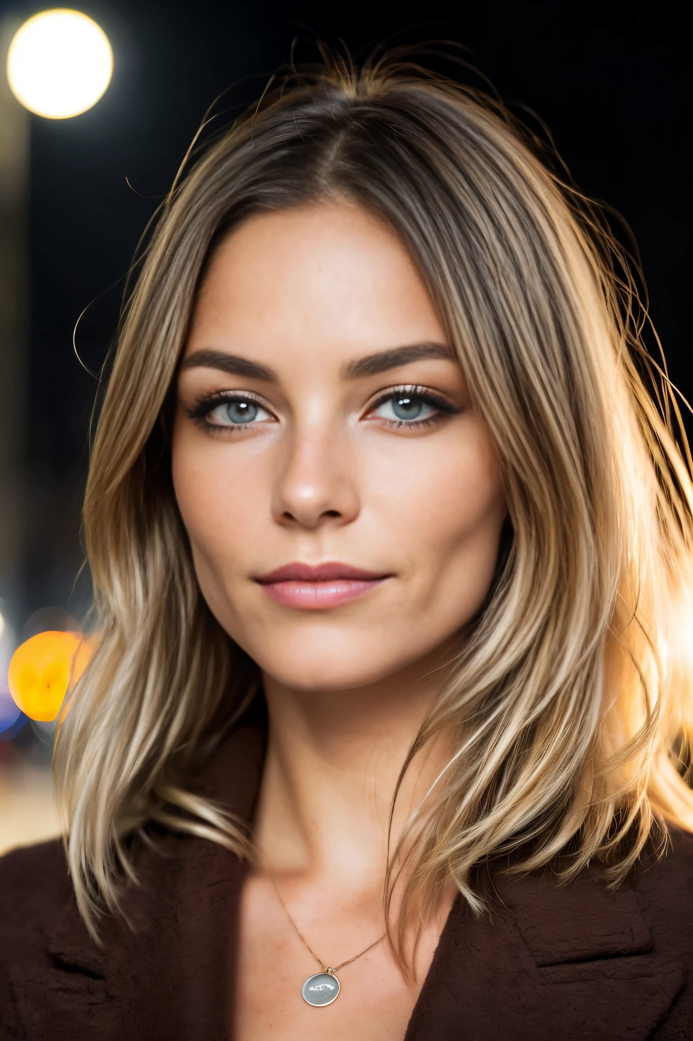 RAW uhd closeup portrait of a 24-year-old Blonde, natural Blonde Haar, Castles, wellig, (Brown-eyed woman) In einer Wohnung, new york Background, Nachtsternenhimmel, ,Breasts naturais_B, city night Background, (rotes Sommerkleid), (Ausschnitt), detailliert (Texturen!, Haar!, Brightness, Farbe!, Unvollkommenheiten:1.1), highly detailliert Bright eyes, (Blick in die Kamera), spiegelnde Beleuchtung, DSLR, Ultra quality, Scharf focus, Scharf, Dof, Filmkorn, (zentriert), Fujifilm XT3, Kristallklar, Mitte des Rahmens, niedliches Gesicht, Scharf focus, Lichtmast, Neonlichter, Bokeh, (schwach beleuchtet), reserved, in der Nacht, (Nachthimmel)