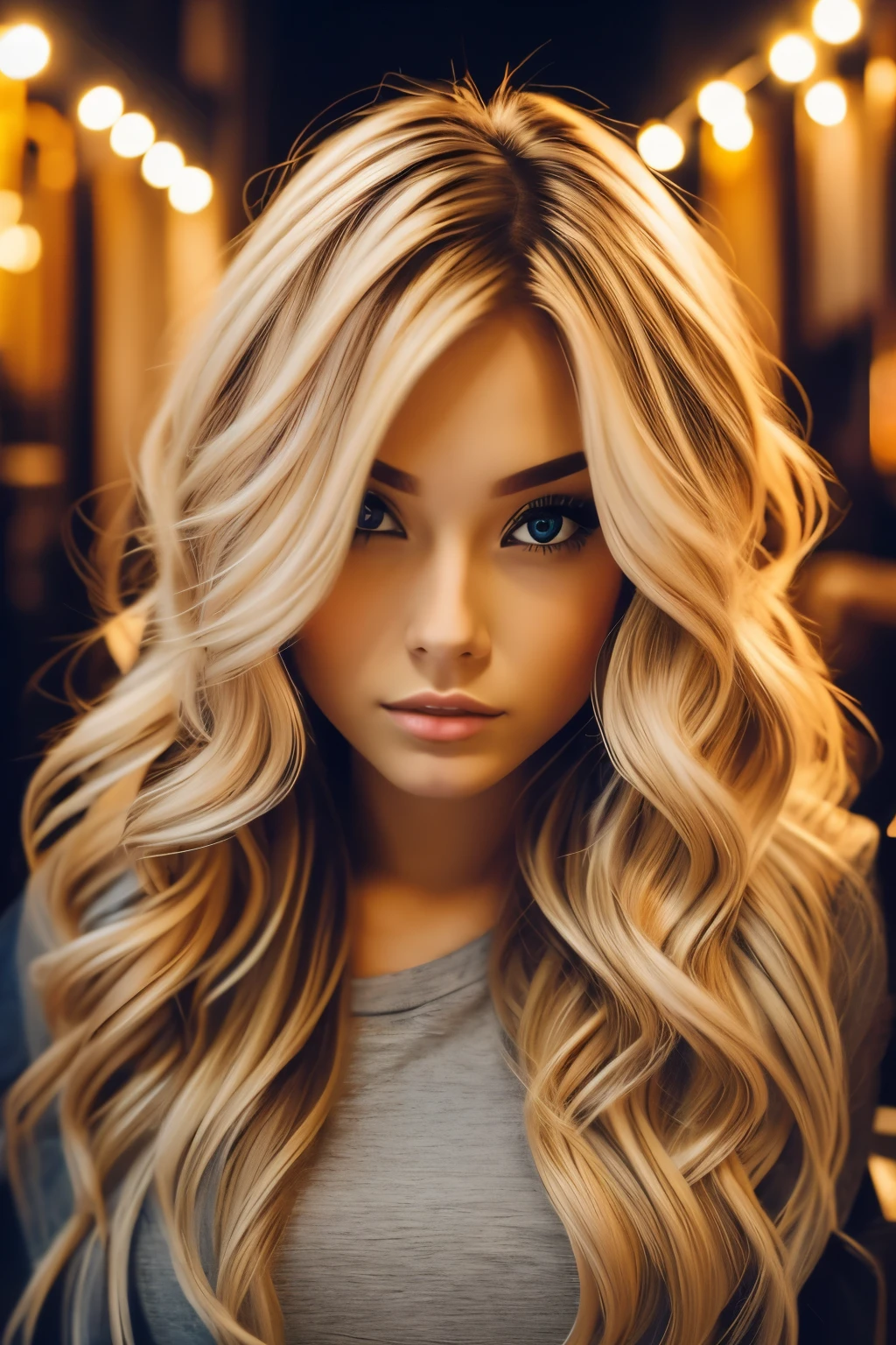 Blonde in one night