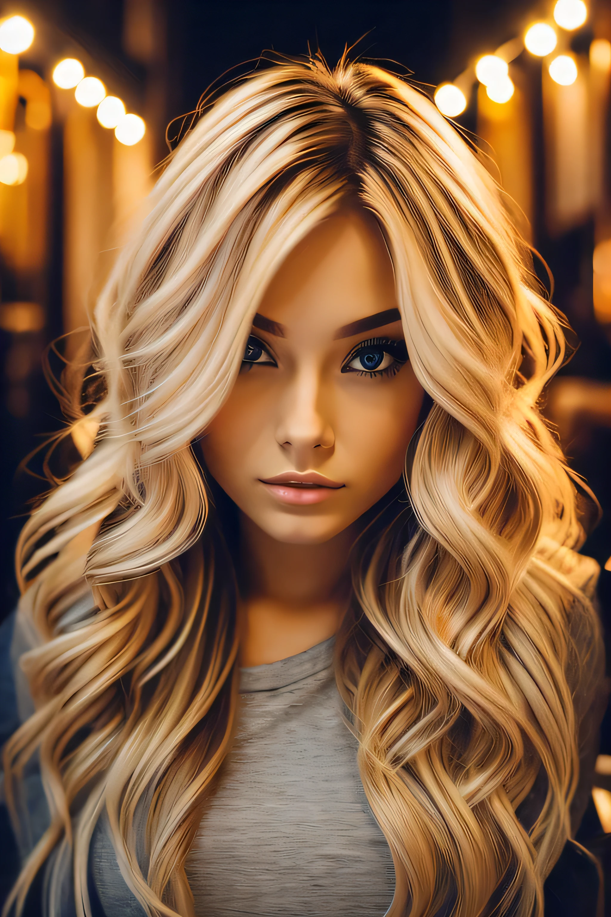 Blonde in one night