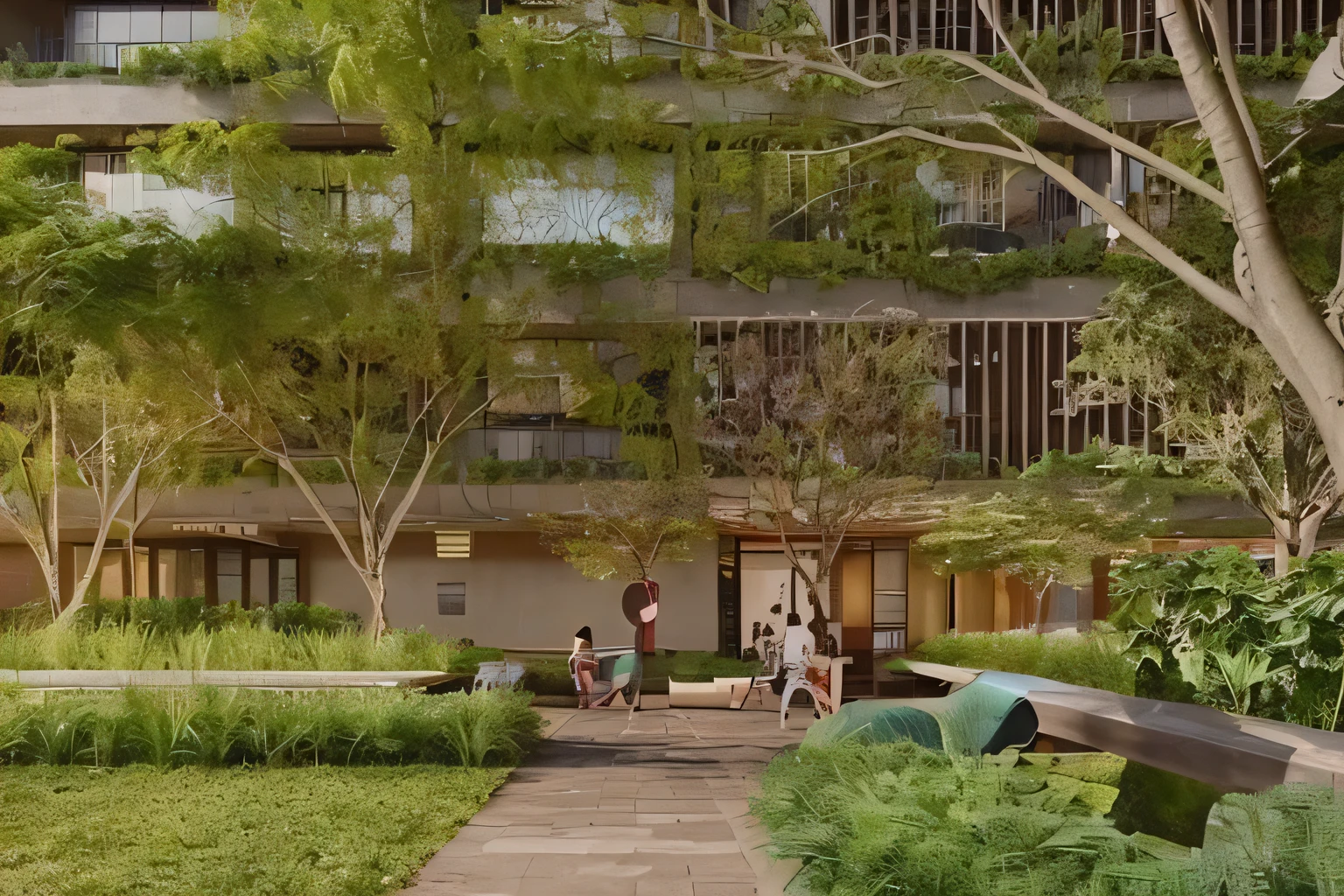 imagine a city using this building
