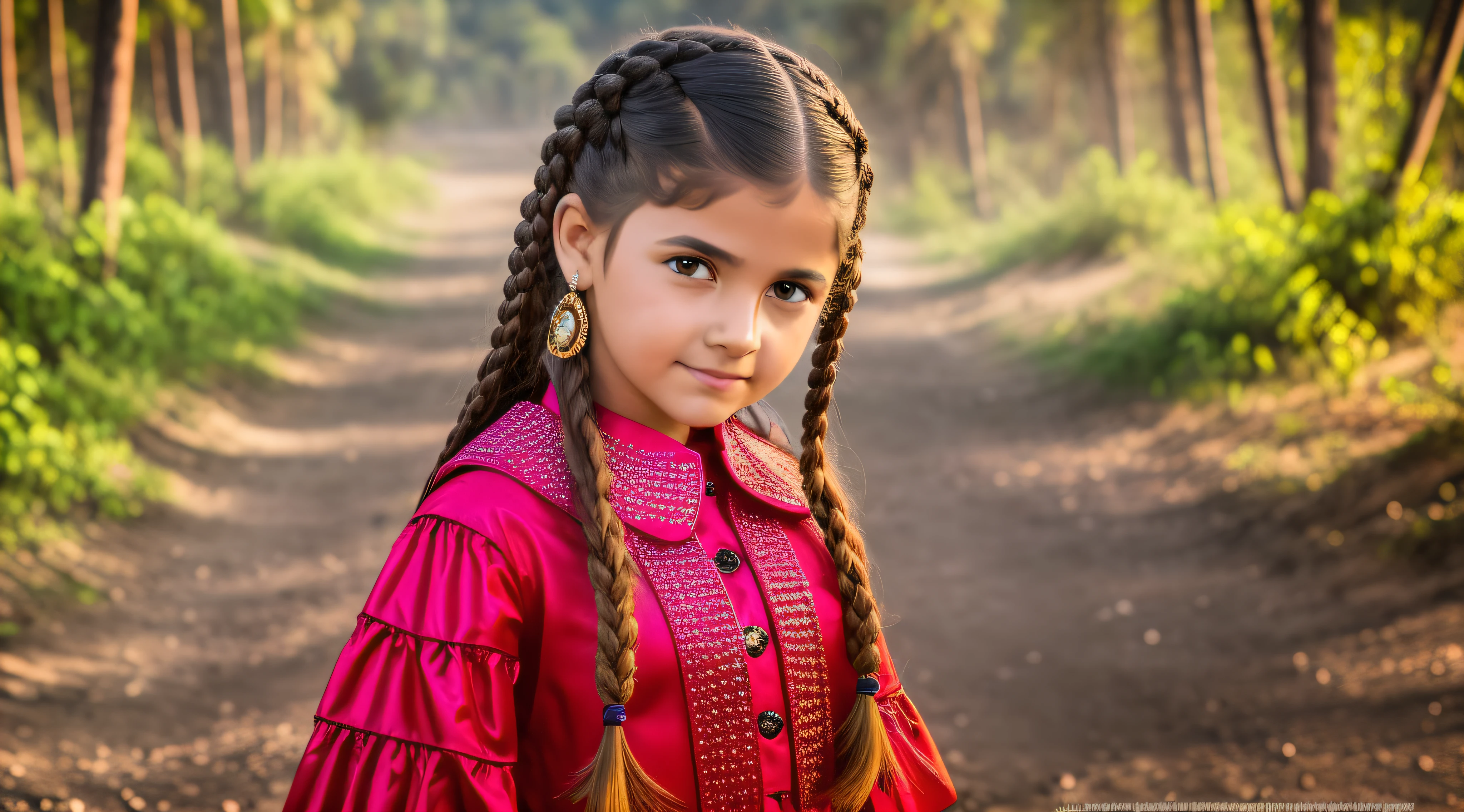 Girl child 10 years old, Russian ruivas in braids, com roupa de jaqueta de couro vermelha, Estilo retrato, fundo preto e vermelho, uma bola de disco prateada com um reflexo de espelho sobre ela, bola de discoteca, bola de discoteca no fundo, prata brilhante.