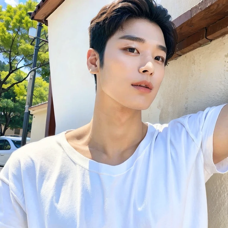 (masterpiece, best quality:1.2), 1male, solo, korean male